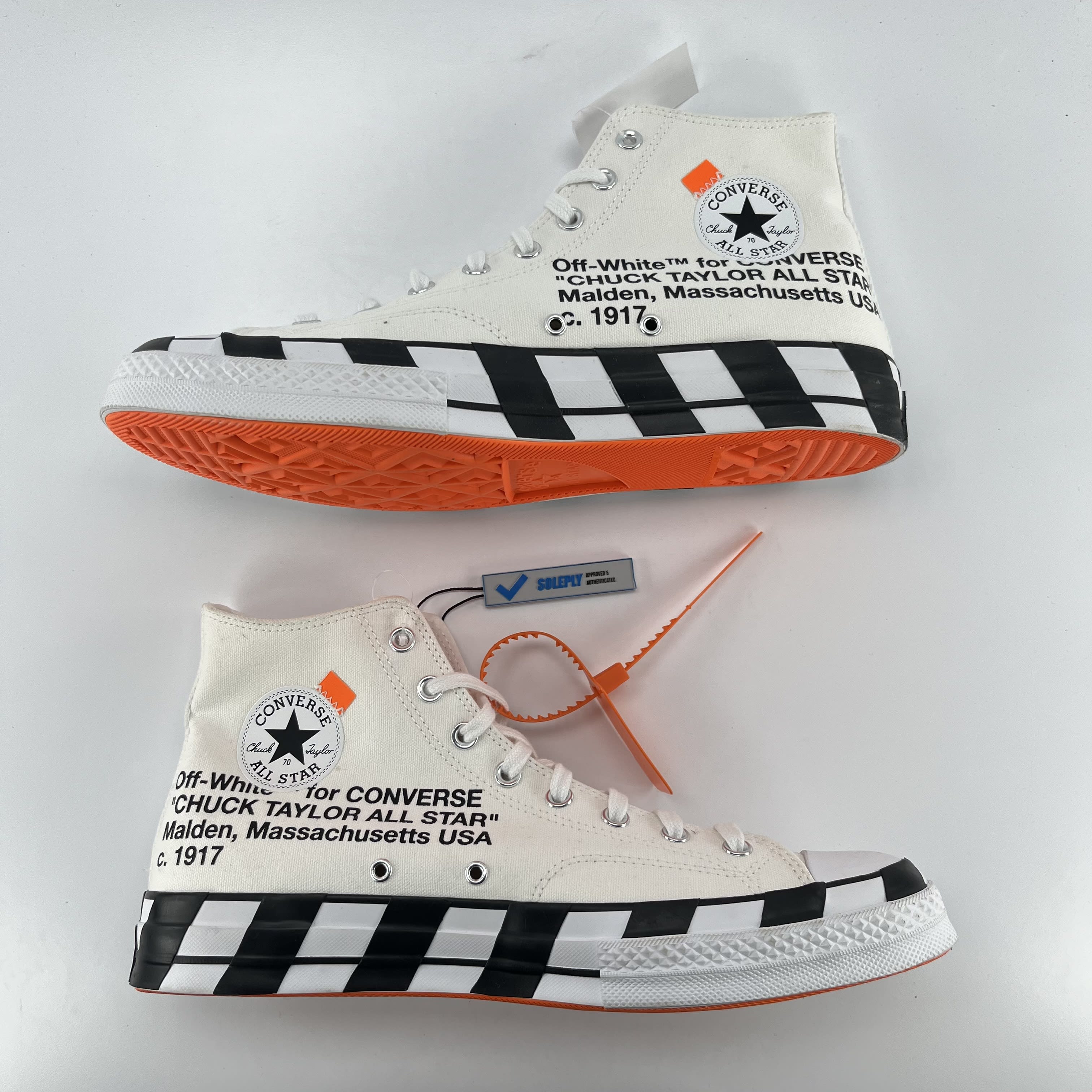 772358 Off-White x Chuck 70 White