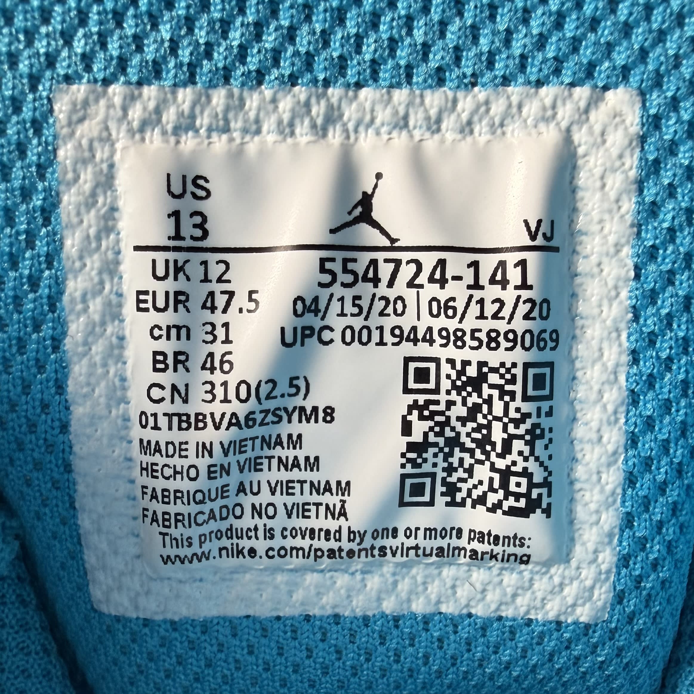 694813 Jordan 1 Mid Laser Blue