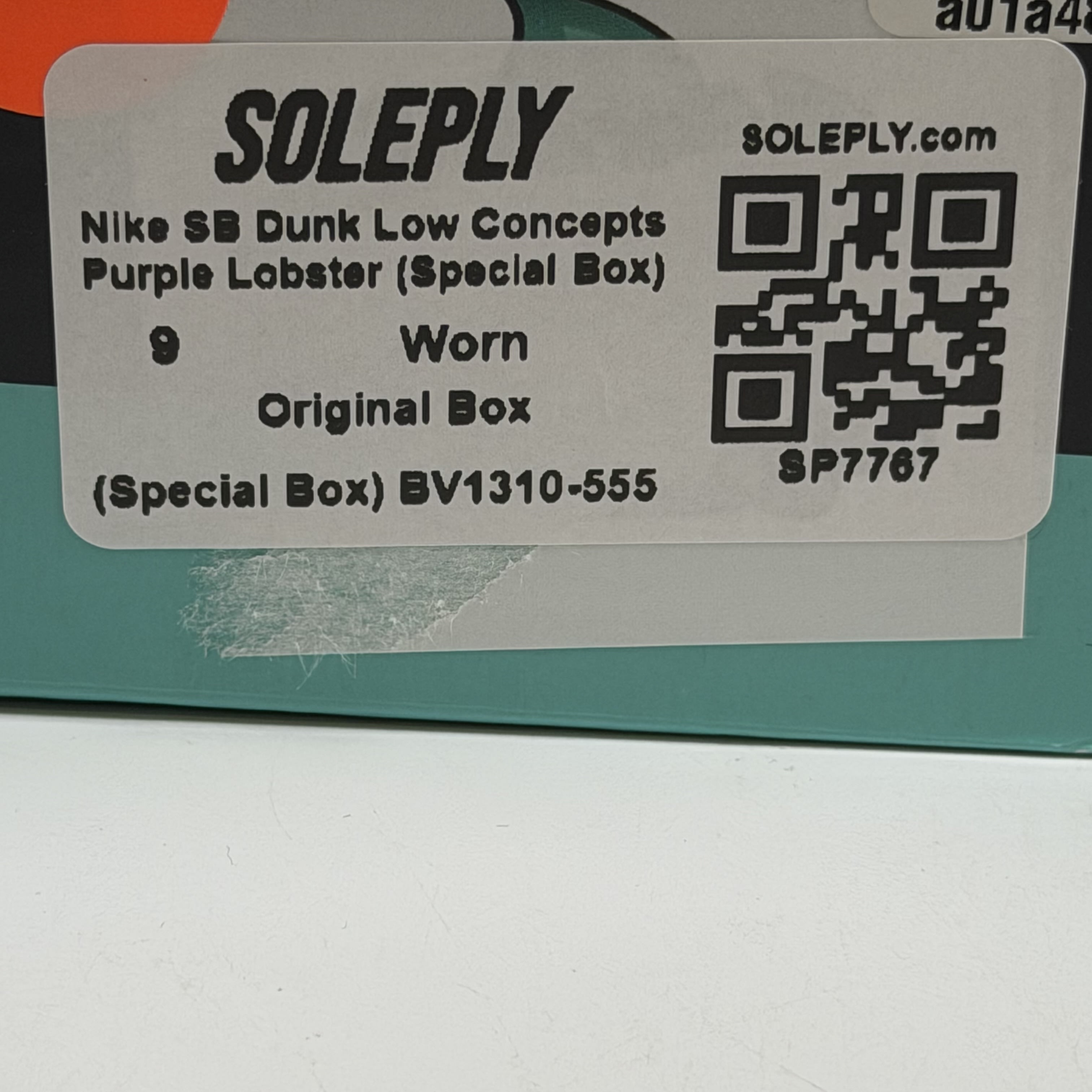 SP7767 Nike SB Dunk Low Concepts Purple Lobster (Special Box)