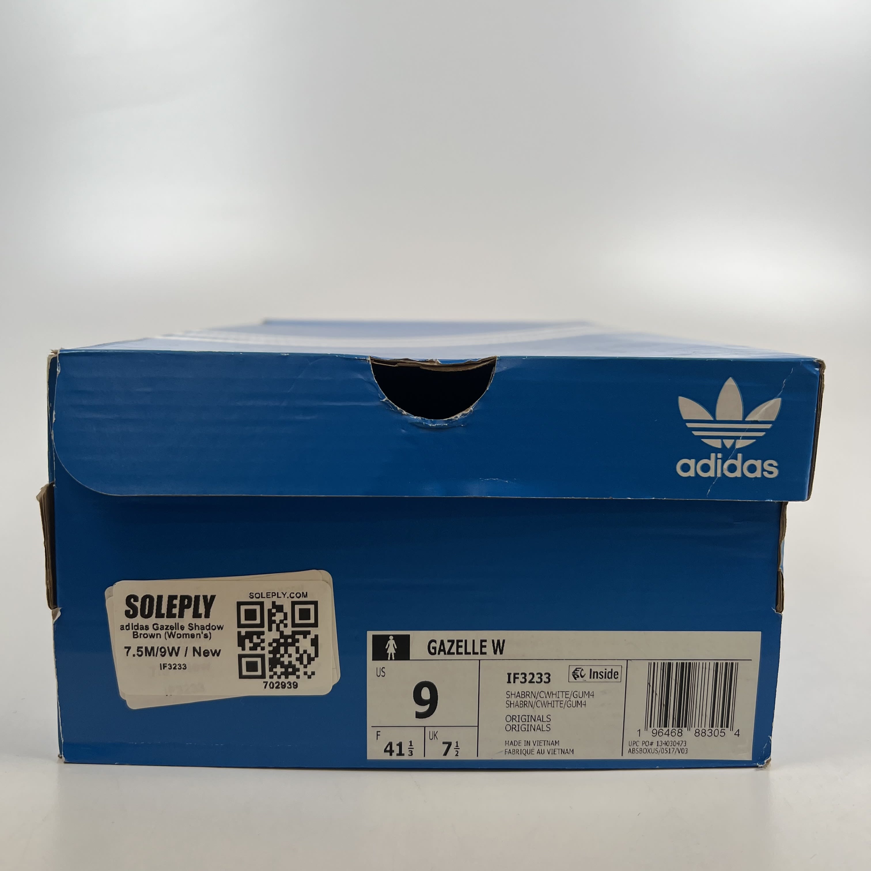 702939 adidas Gazelle Shadow Brown (Women's)