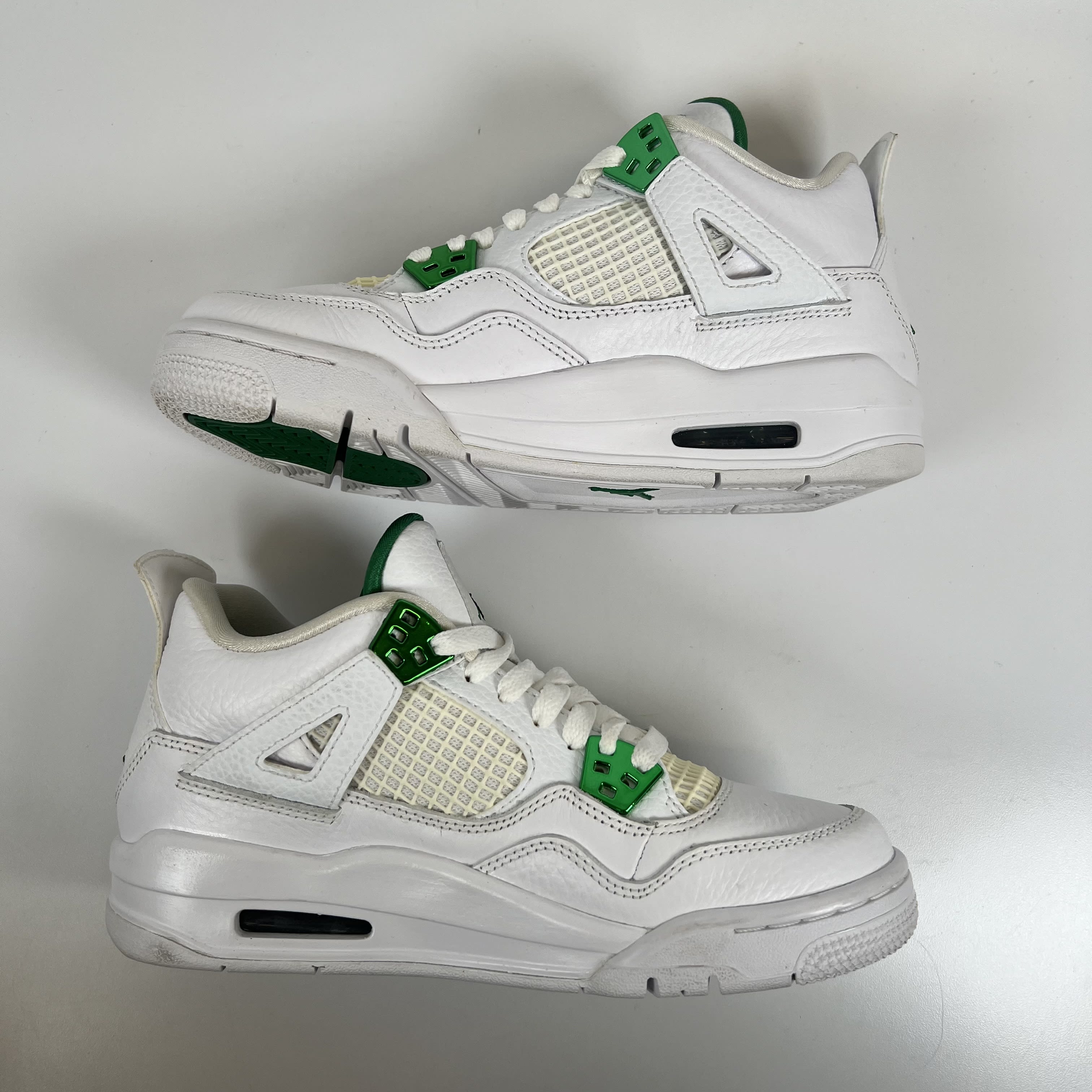 543377 Jordan 4 Retro Metallic Green (GS)