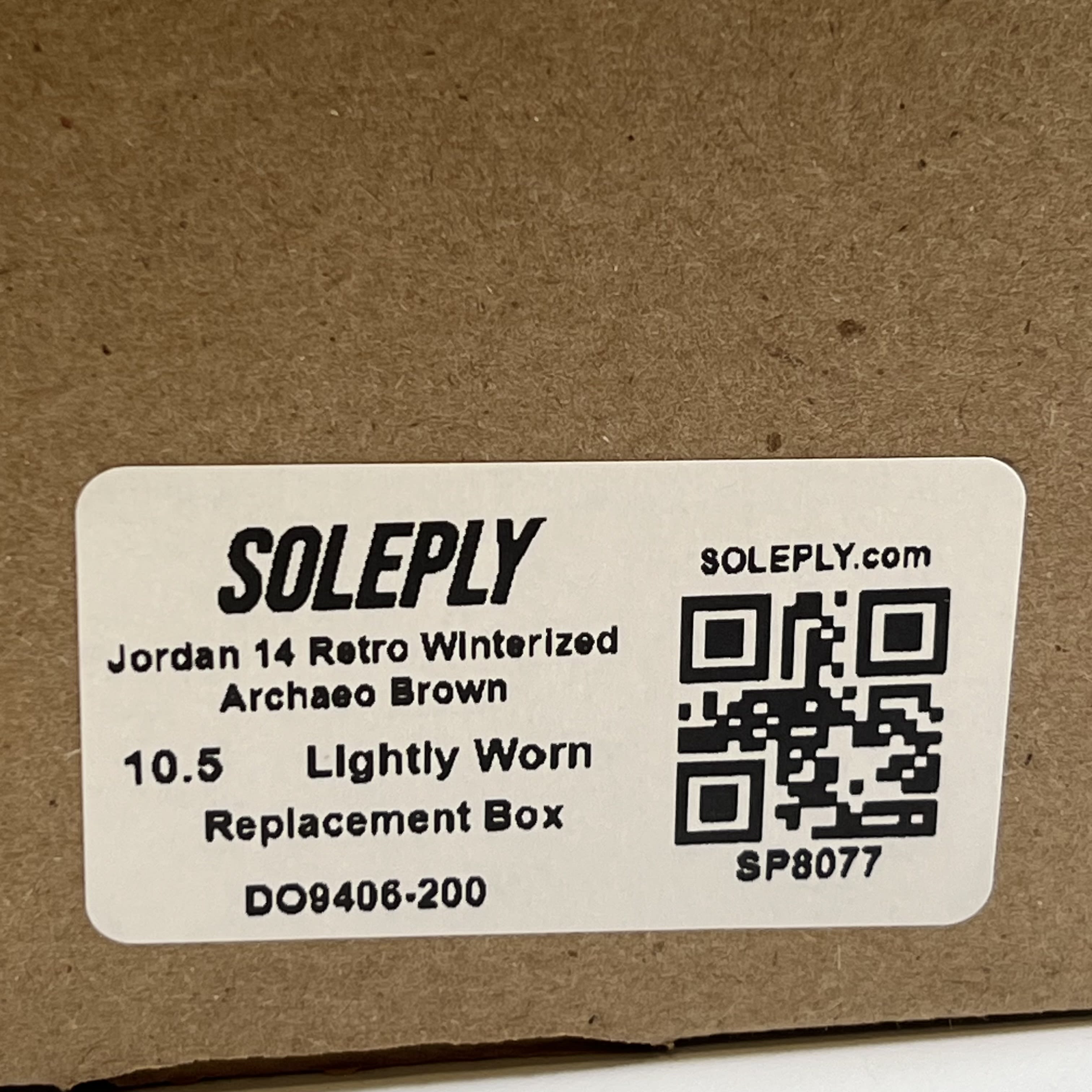 SP8077 Jordan 14 Retro Winterized Archaeo Brown