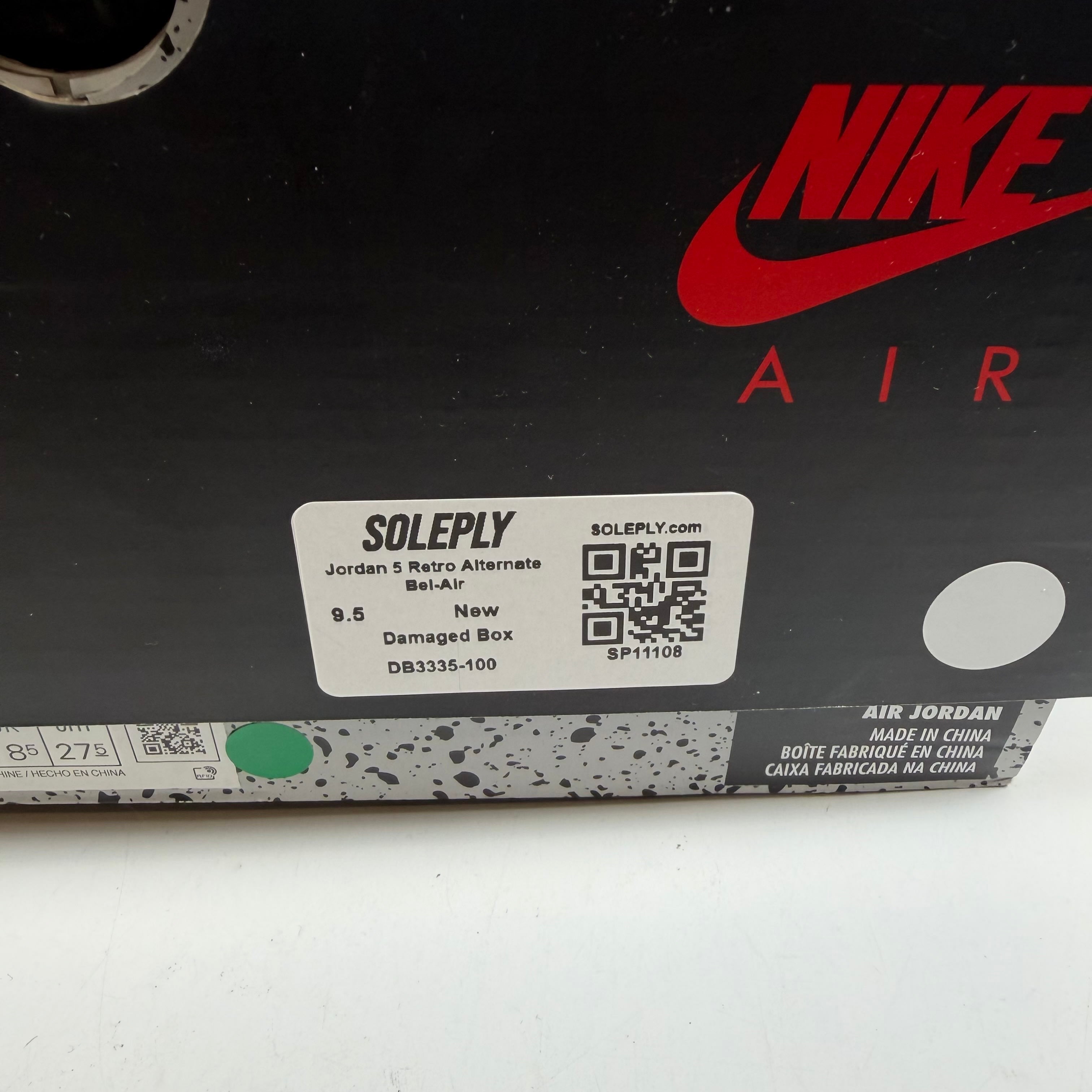[SP11108] Jordan 5 Retro Alternate Bel-Air