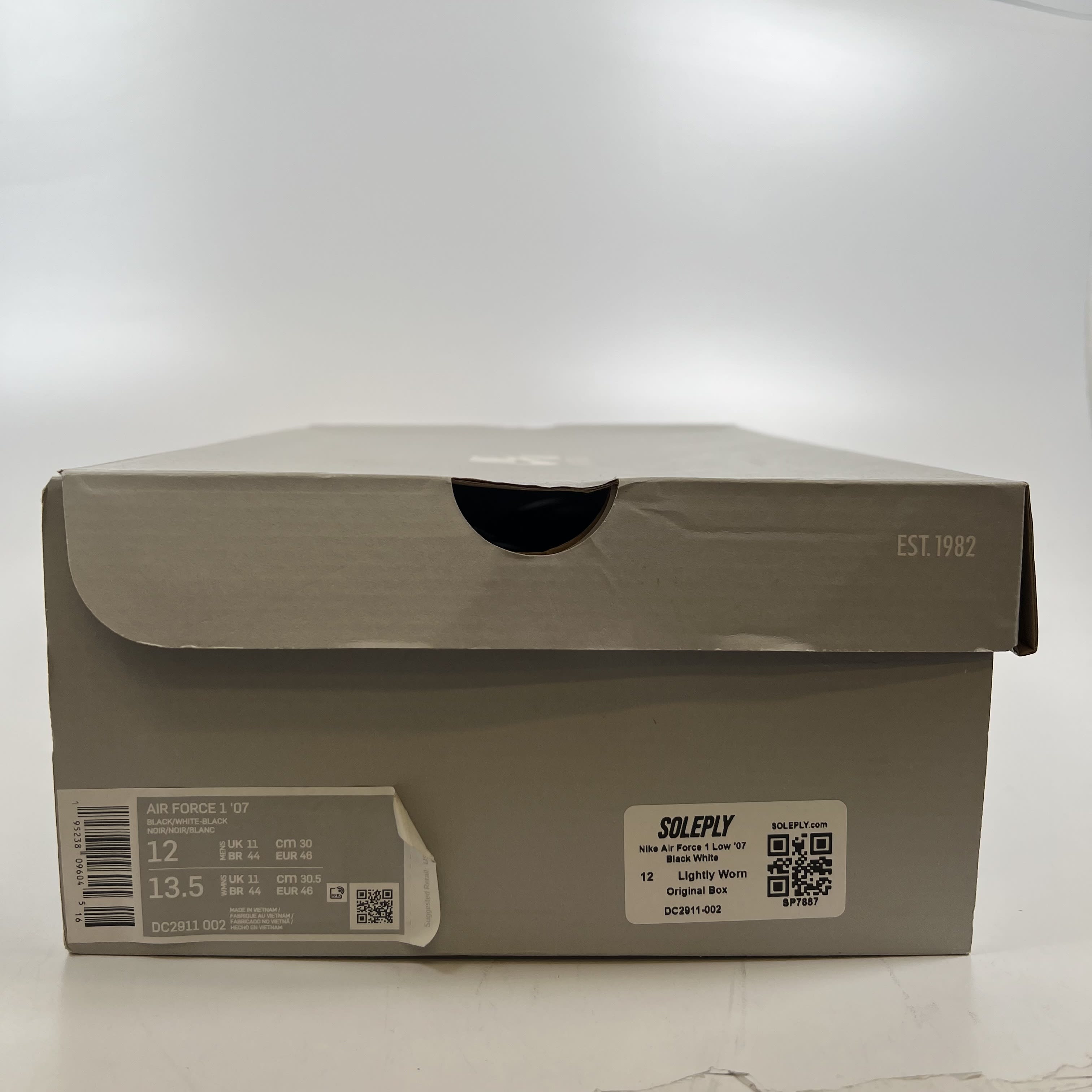 SP7887 Nike Air Force 1 Low '07 Black White