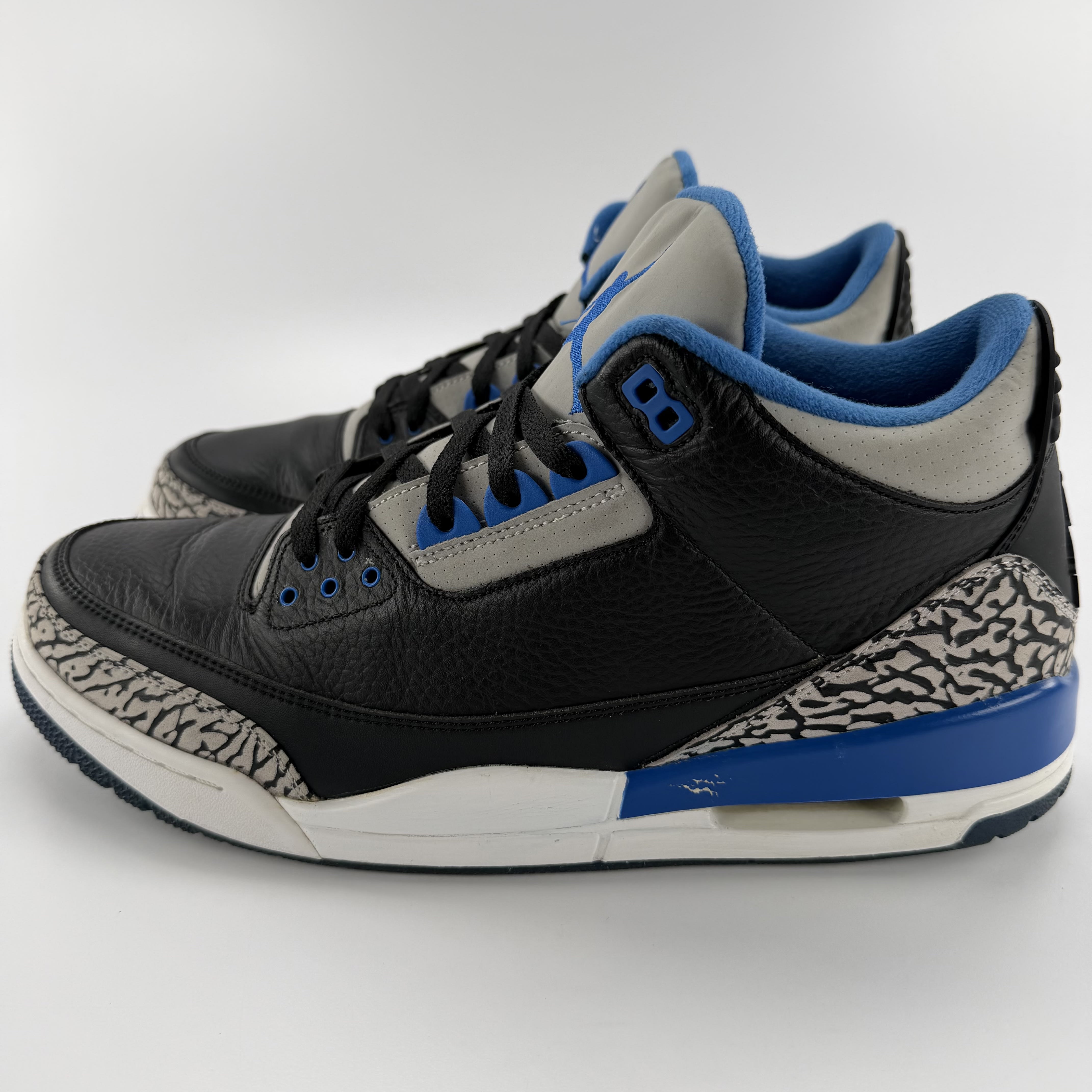 514270 Air Jordan 3 Retro 'Sport Blue'