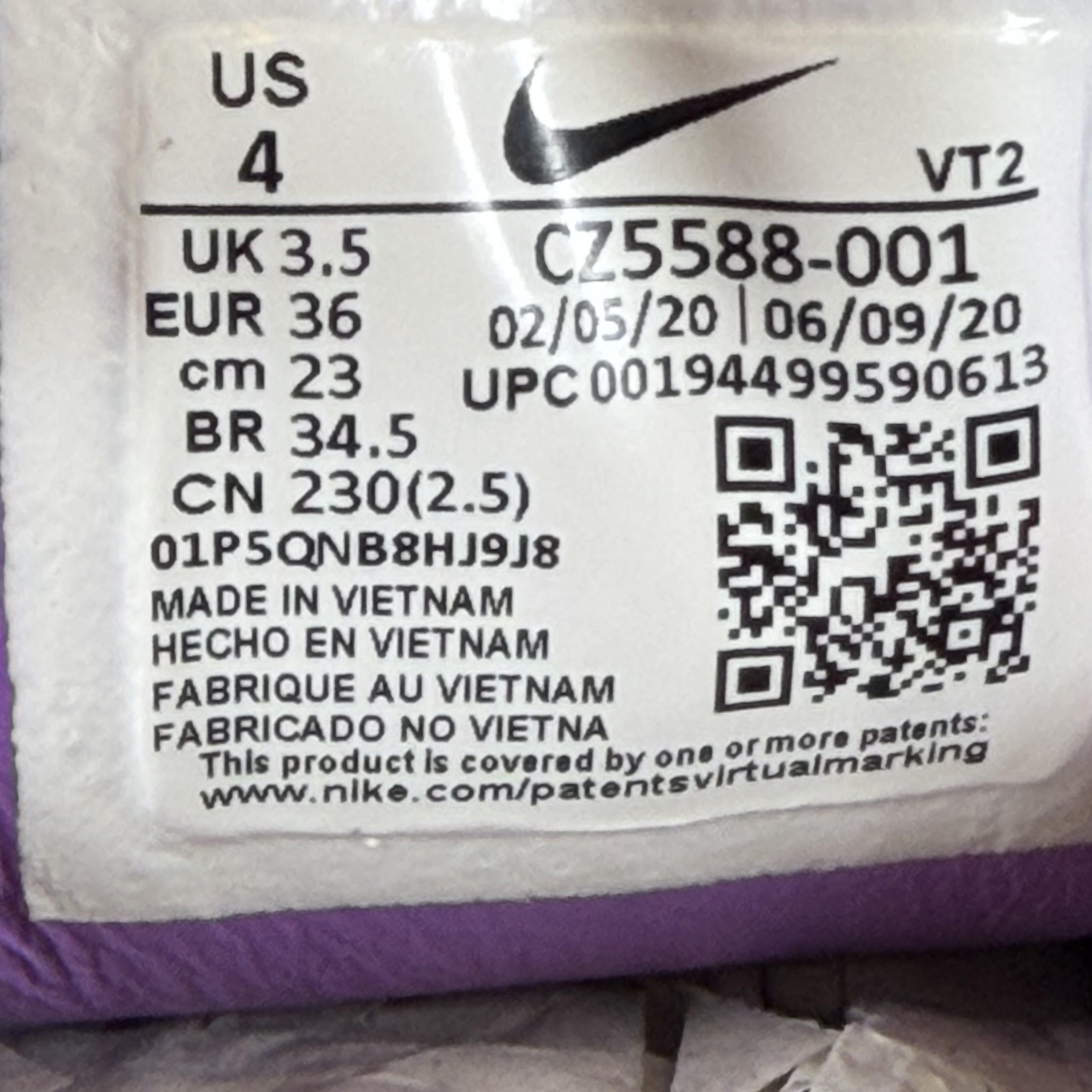 SP5746 Nike Air Max 90 Violet Blend