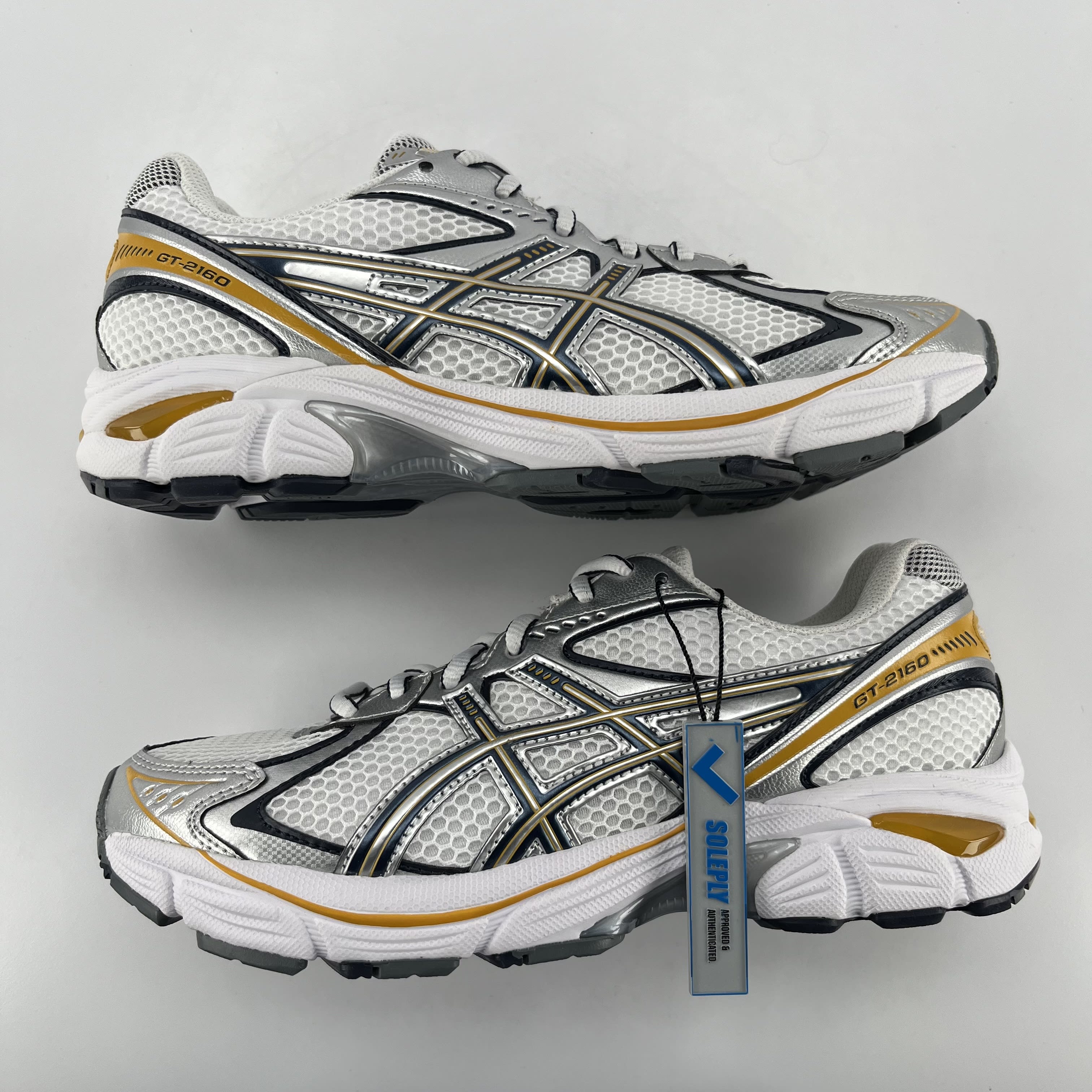 272429 ASICS GT-2160 White Pure Silver Gold