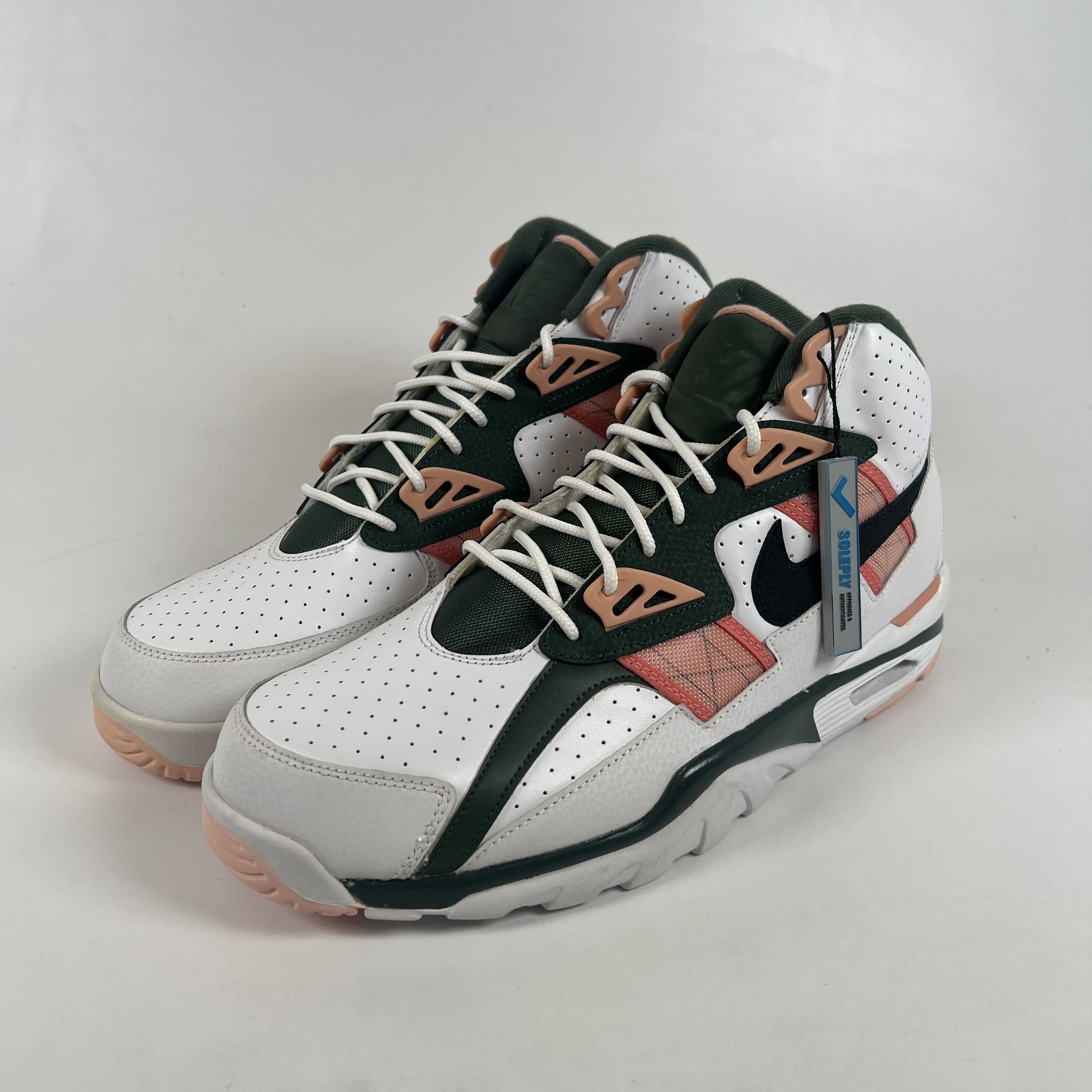 SP9168 Nike Air Trainer SC High White Pink Green