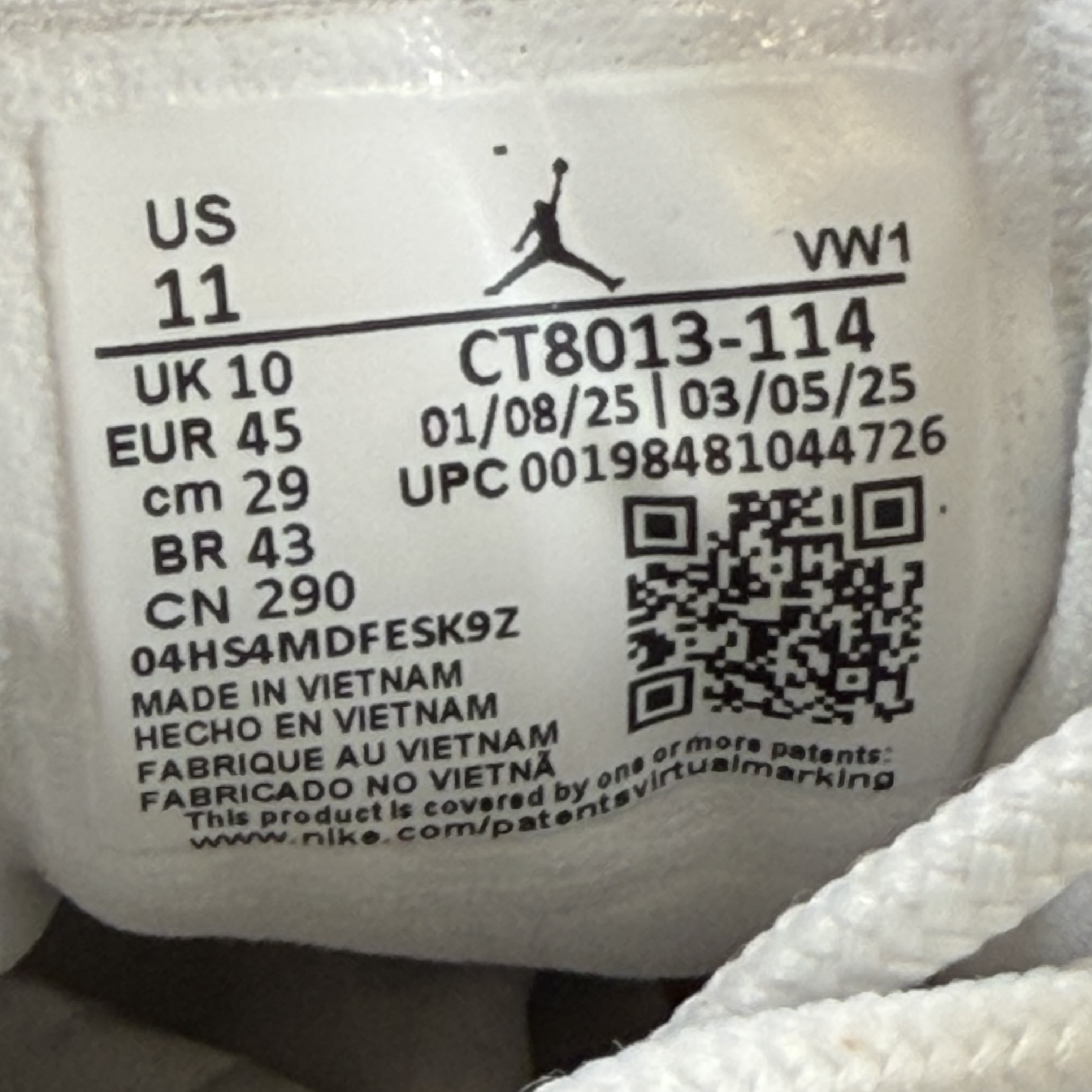 SP8896 Jordan 12 Retro French Blue (2025)