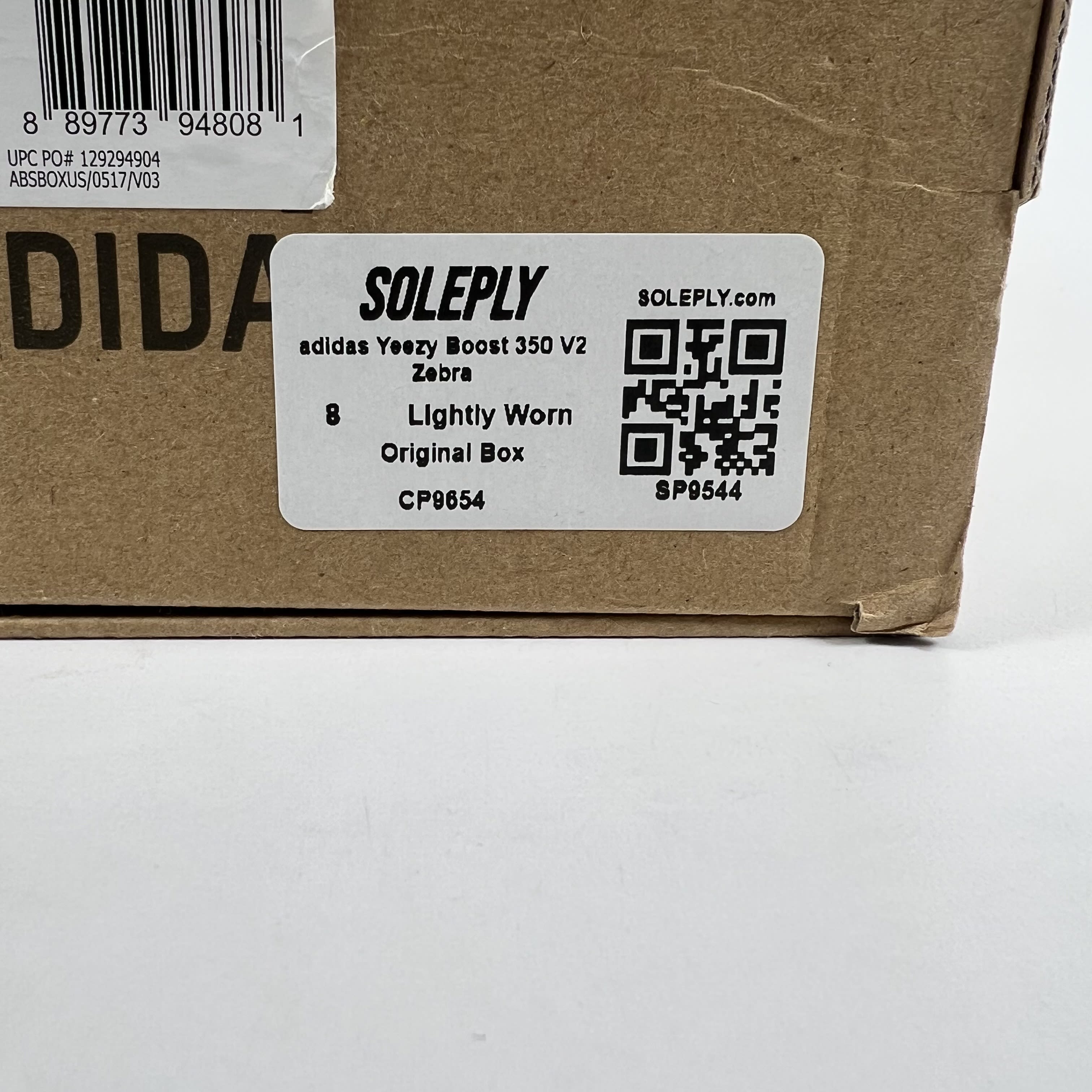 [SP9544] adidas Yeezy Boost 350 V2 Zebra