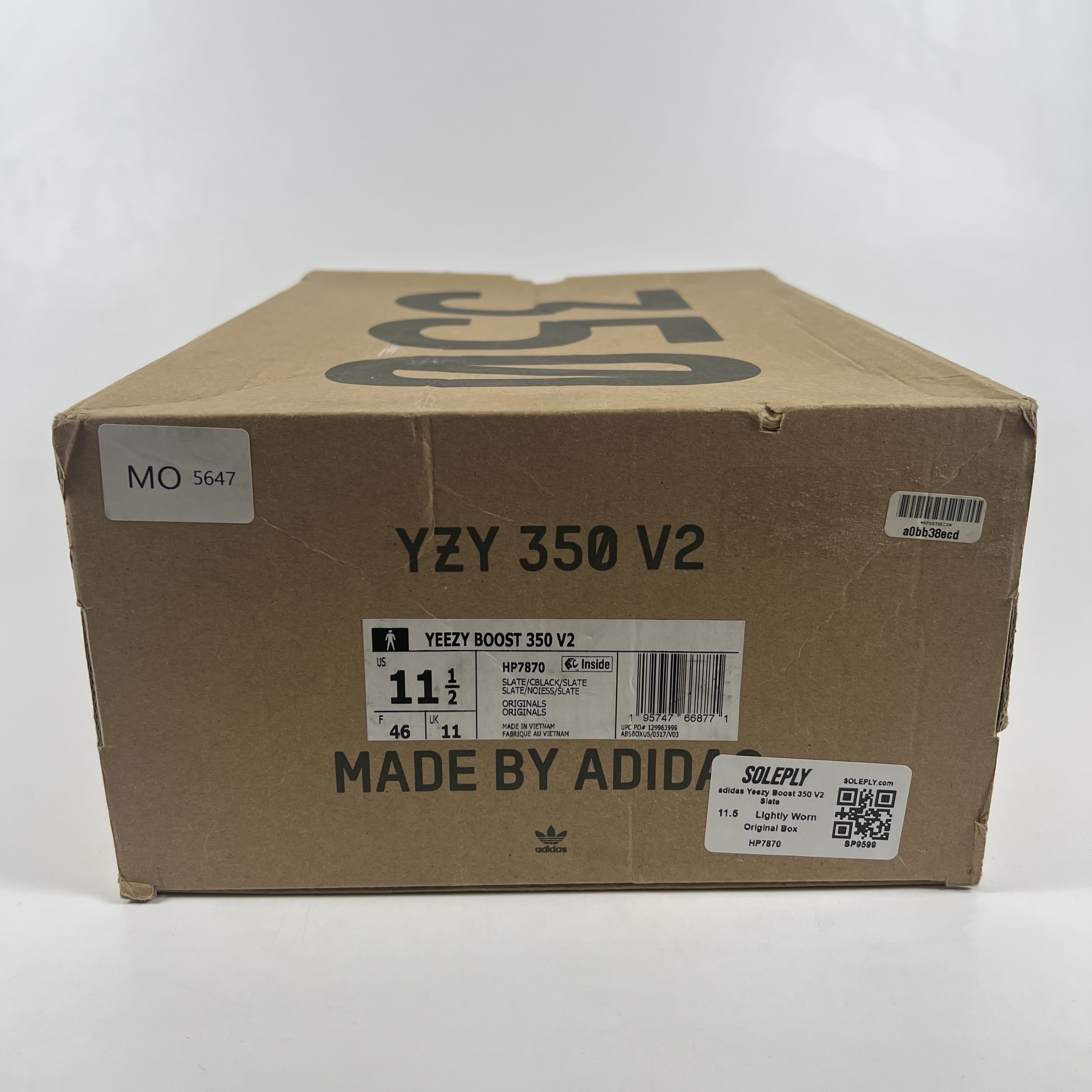 SP9599 adidas Yeezy Boost 350 V2 Slate