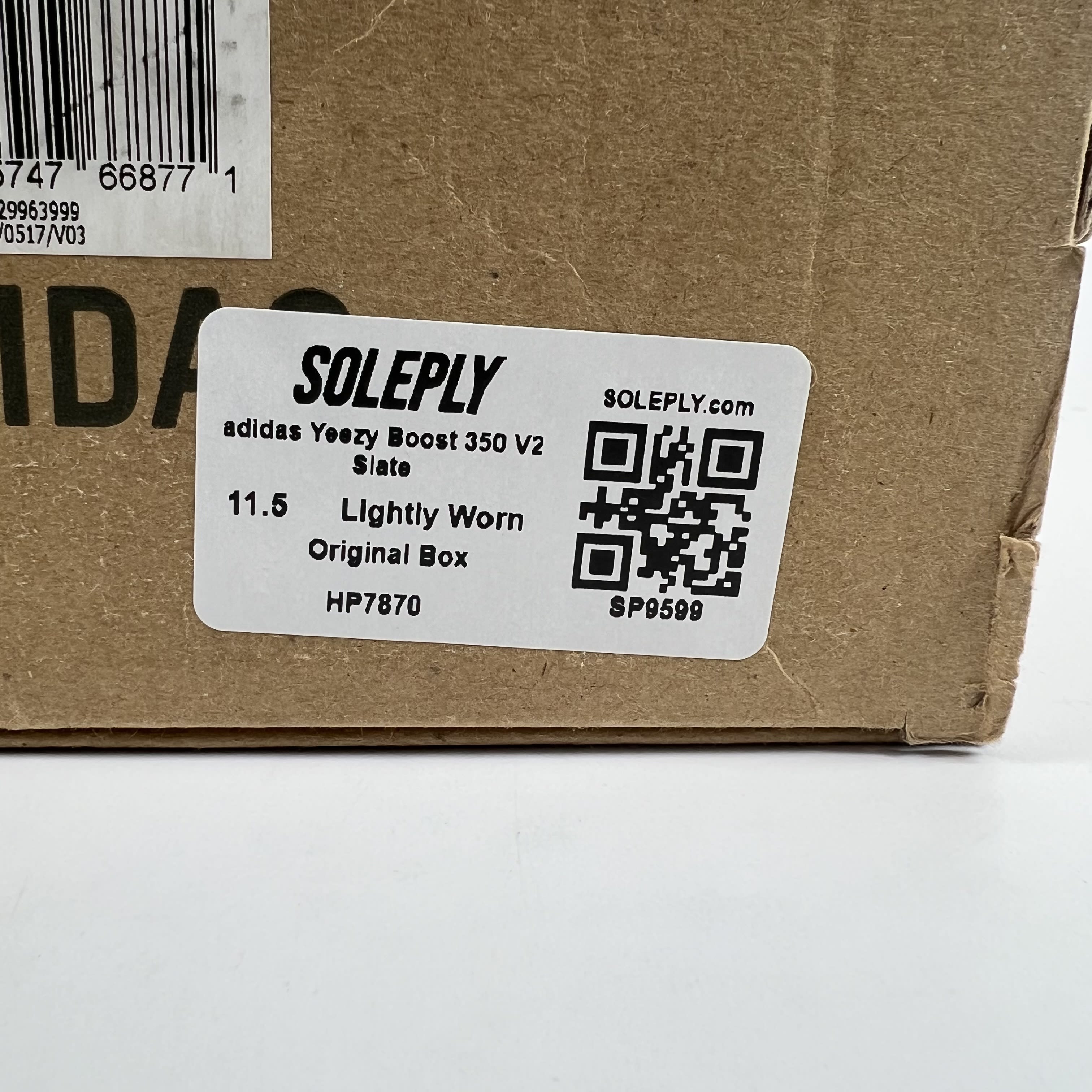 SP9599 adidas Yeezy Boost 350 V2 Slate