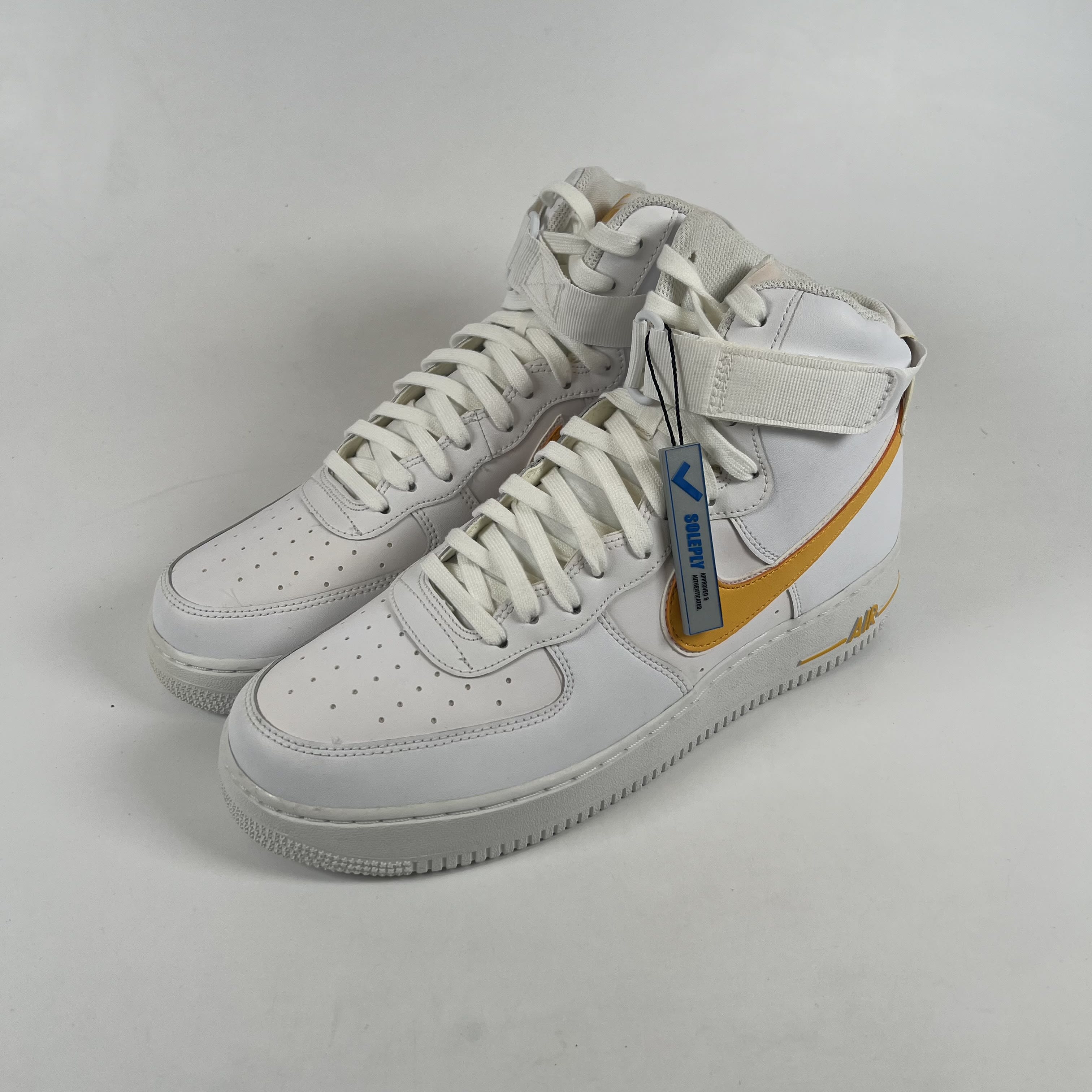 SP9163 Nike Air Force 1 High White University Gold