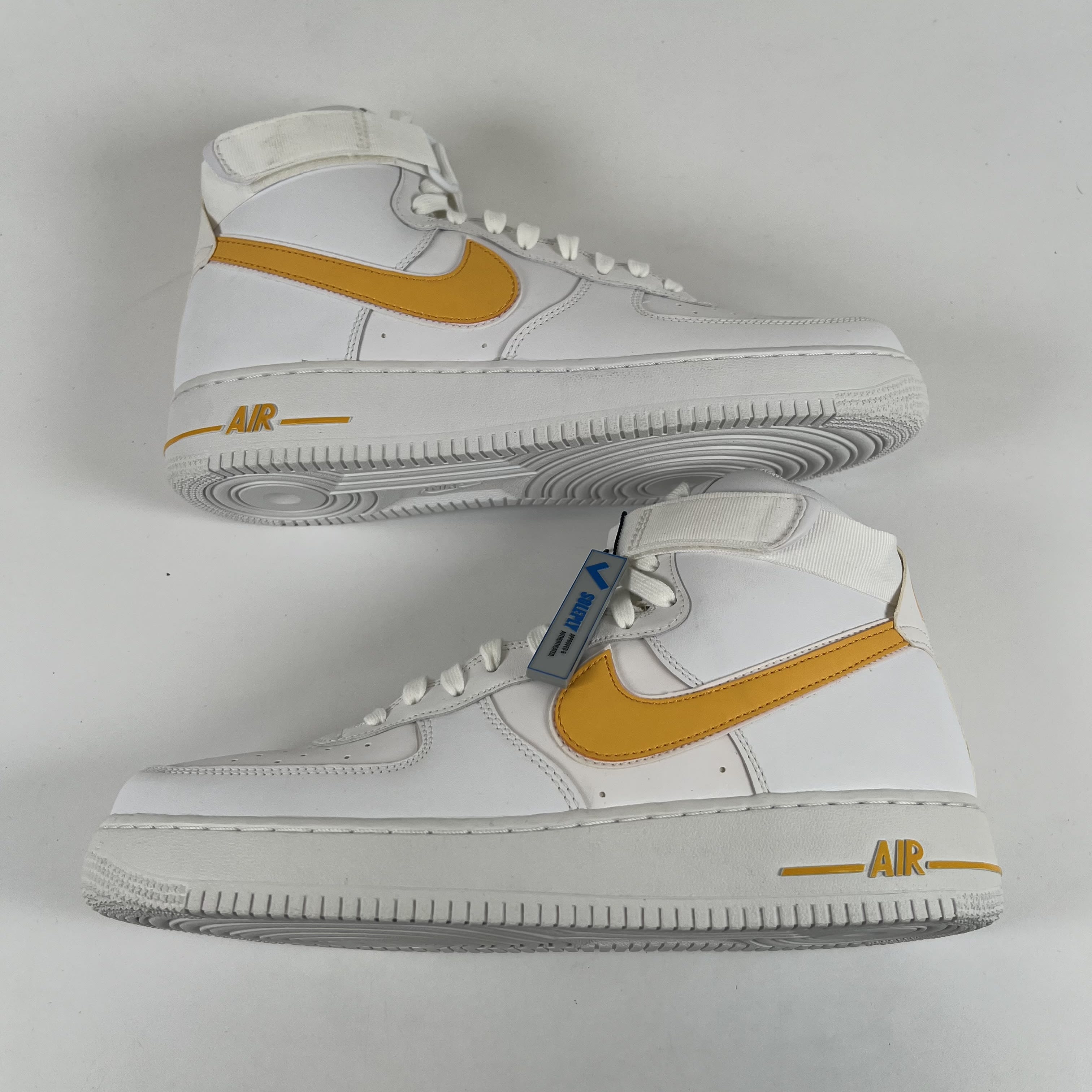 SP9163 Nike Air Force 1 High White University Gold