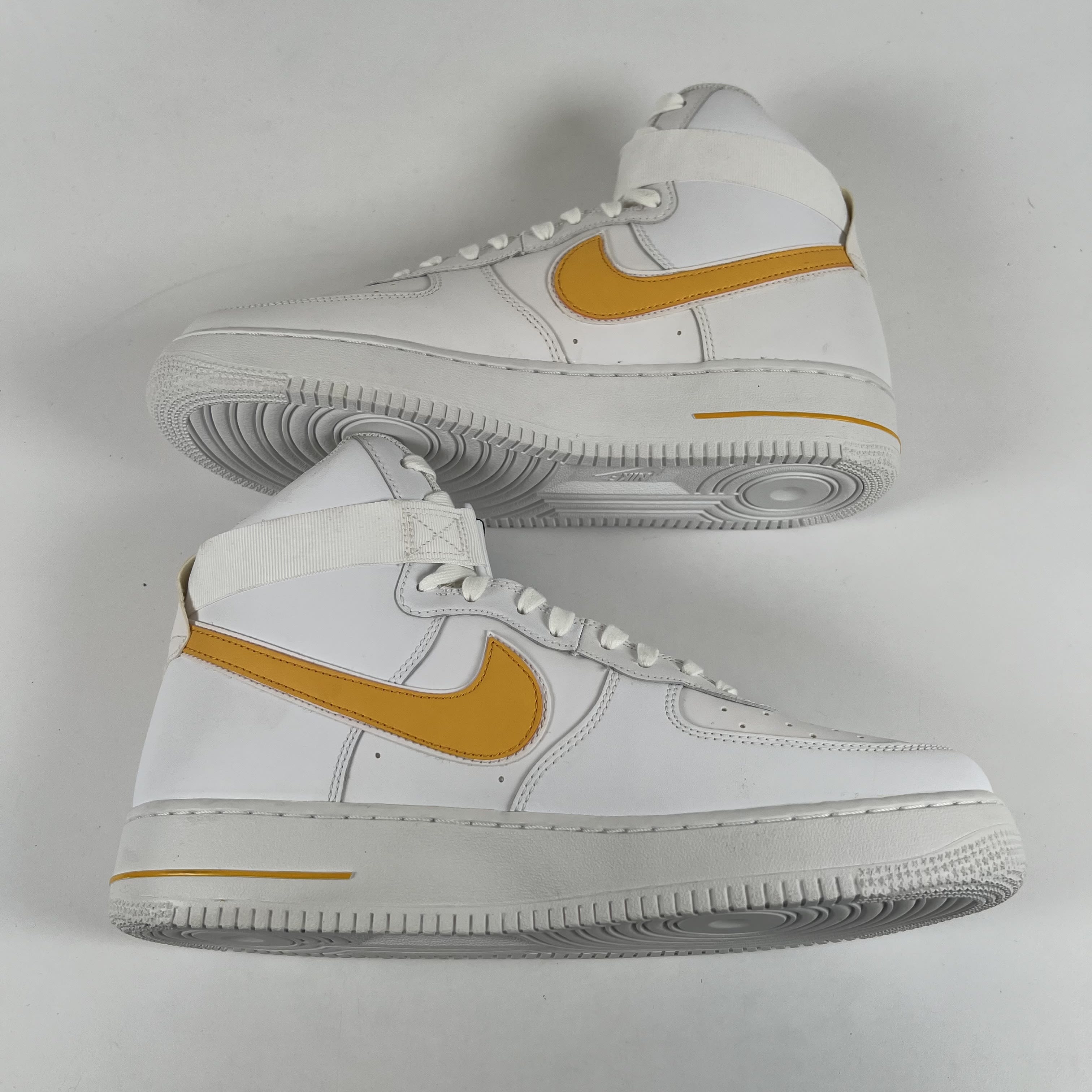 SP9163 Nike Air Force 1 High White University Gold