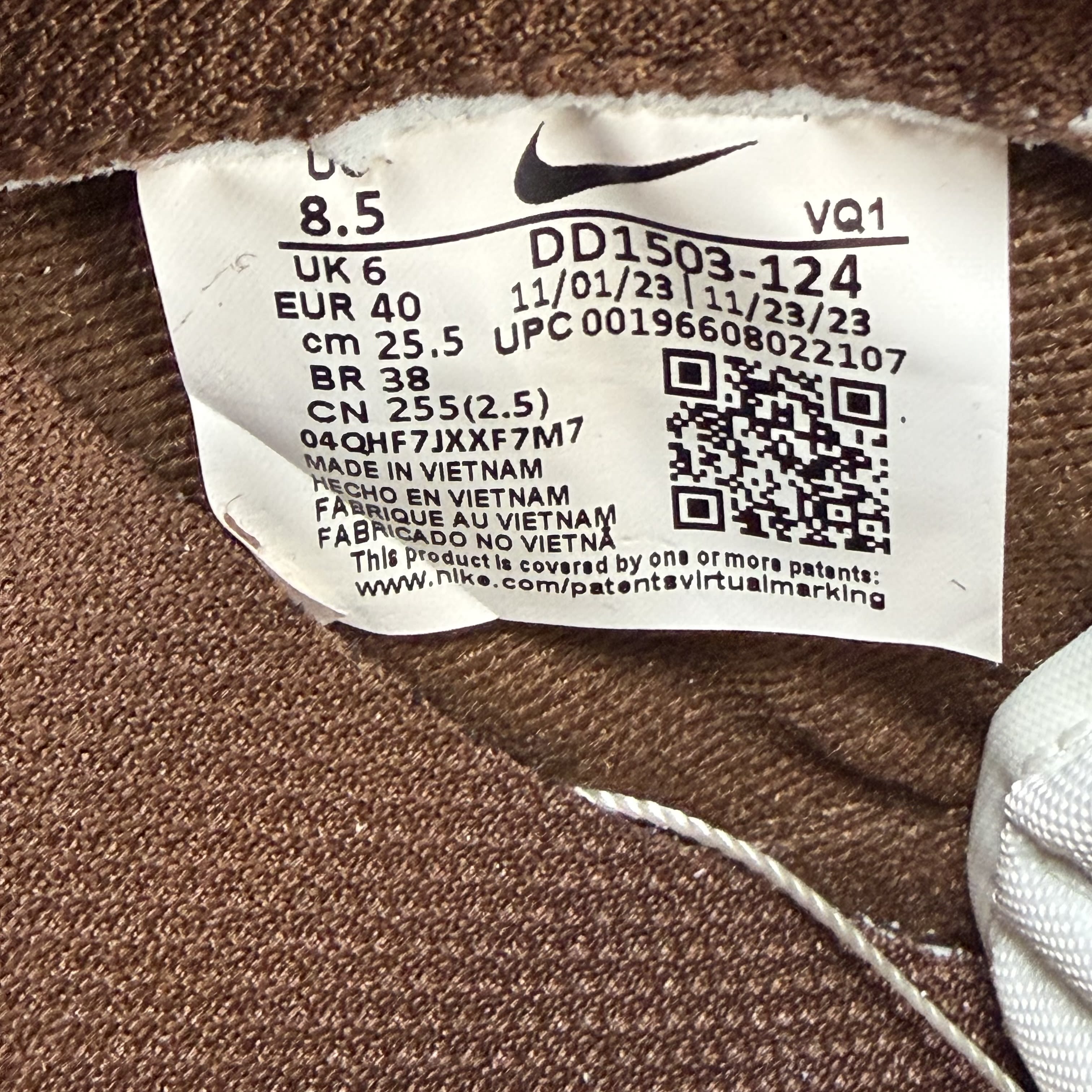 374455 Nike Dunk Low Cacao Wow (Women's)