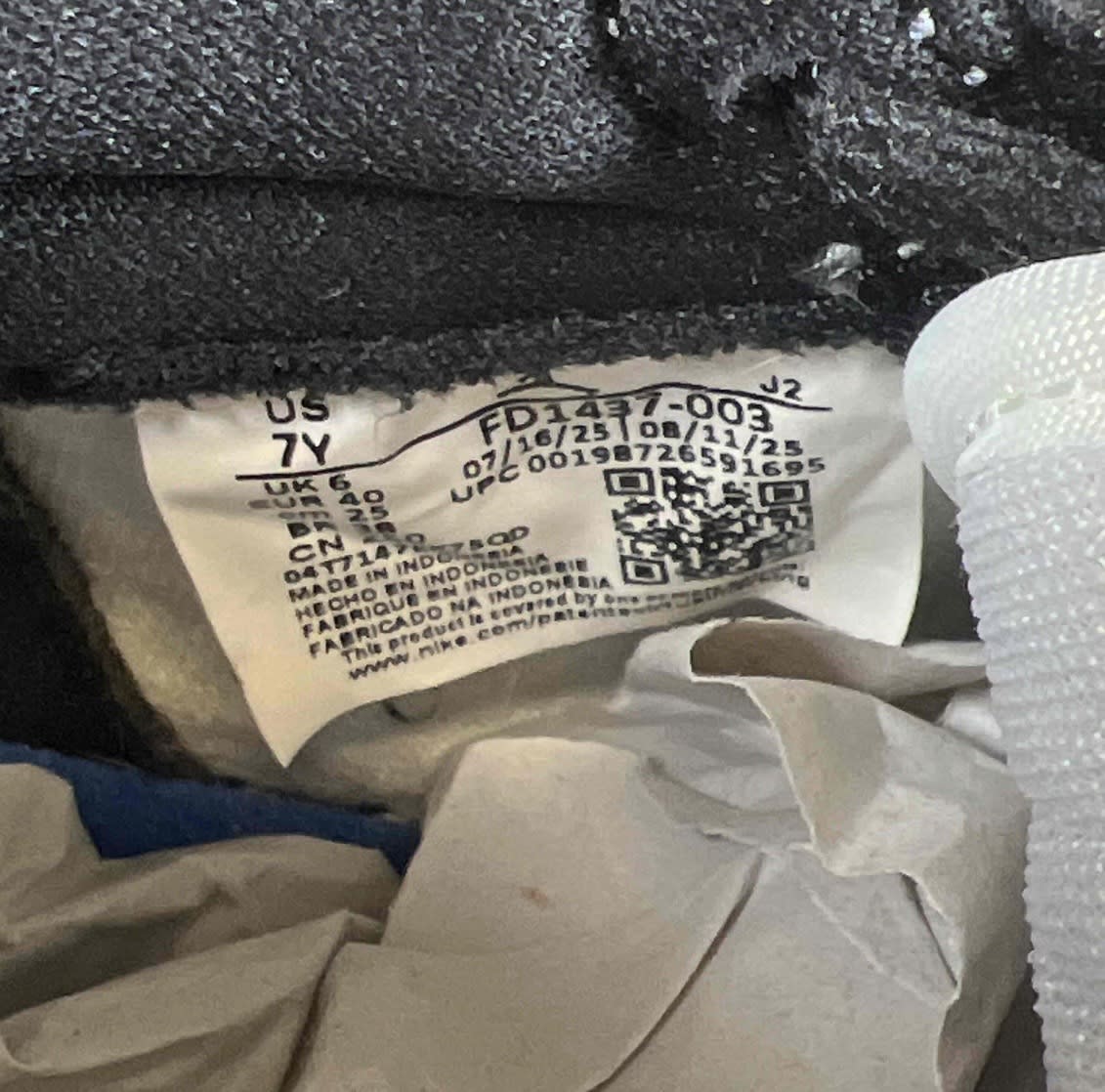 SP7141 Jordan 1 Retro High OG All-Star Cool Grey (GS)