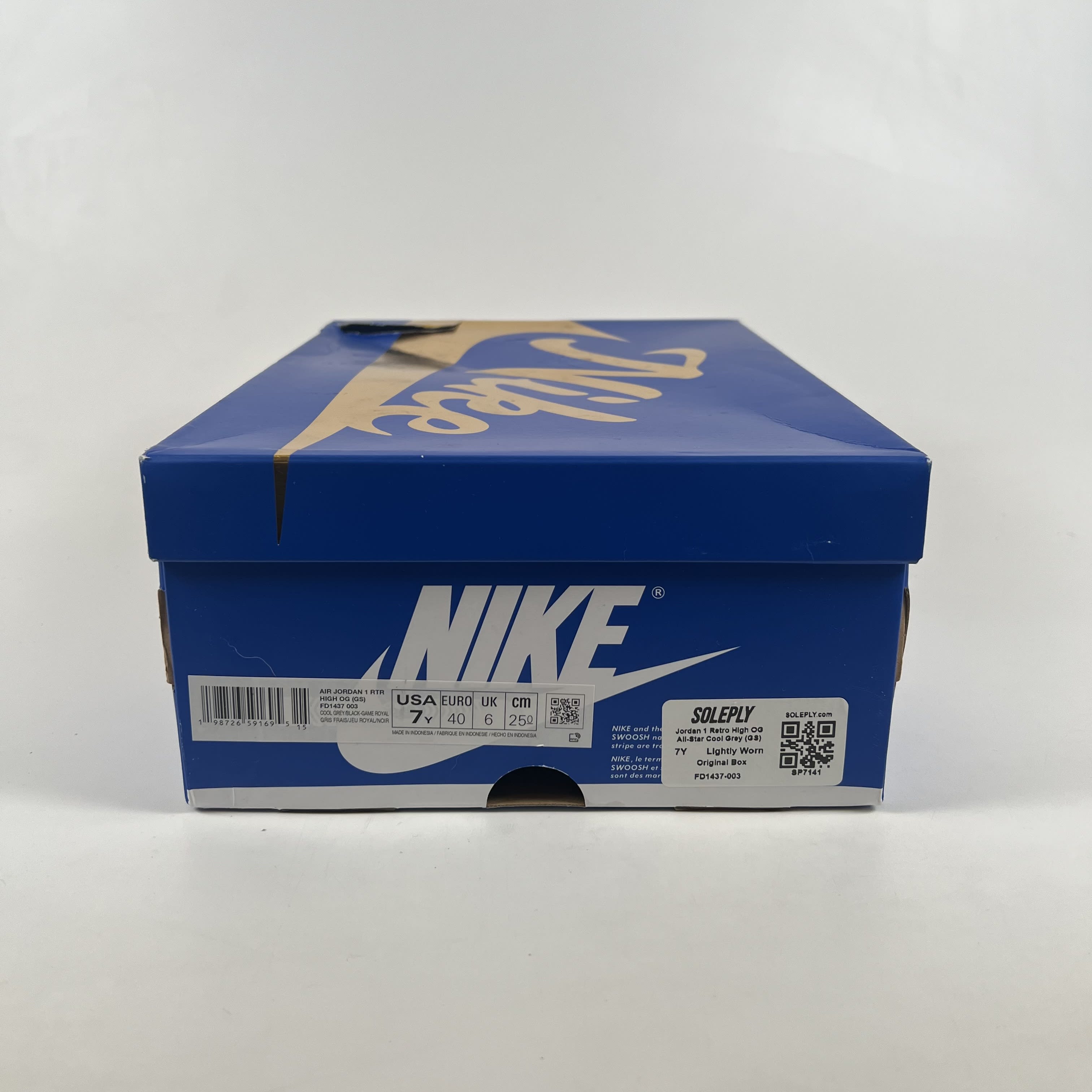 SP7141 Jordan 1 Retro High OG All-Star Cool Grey (GS)
