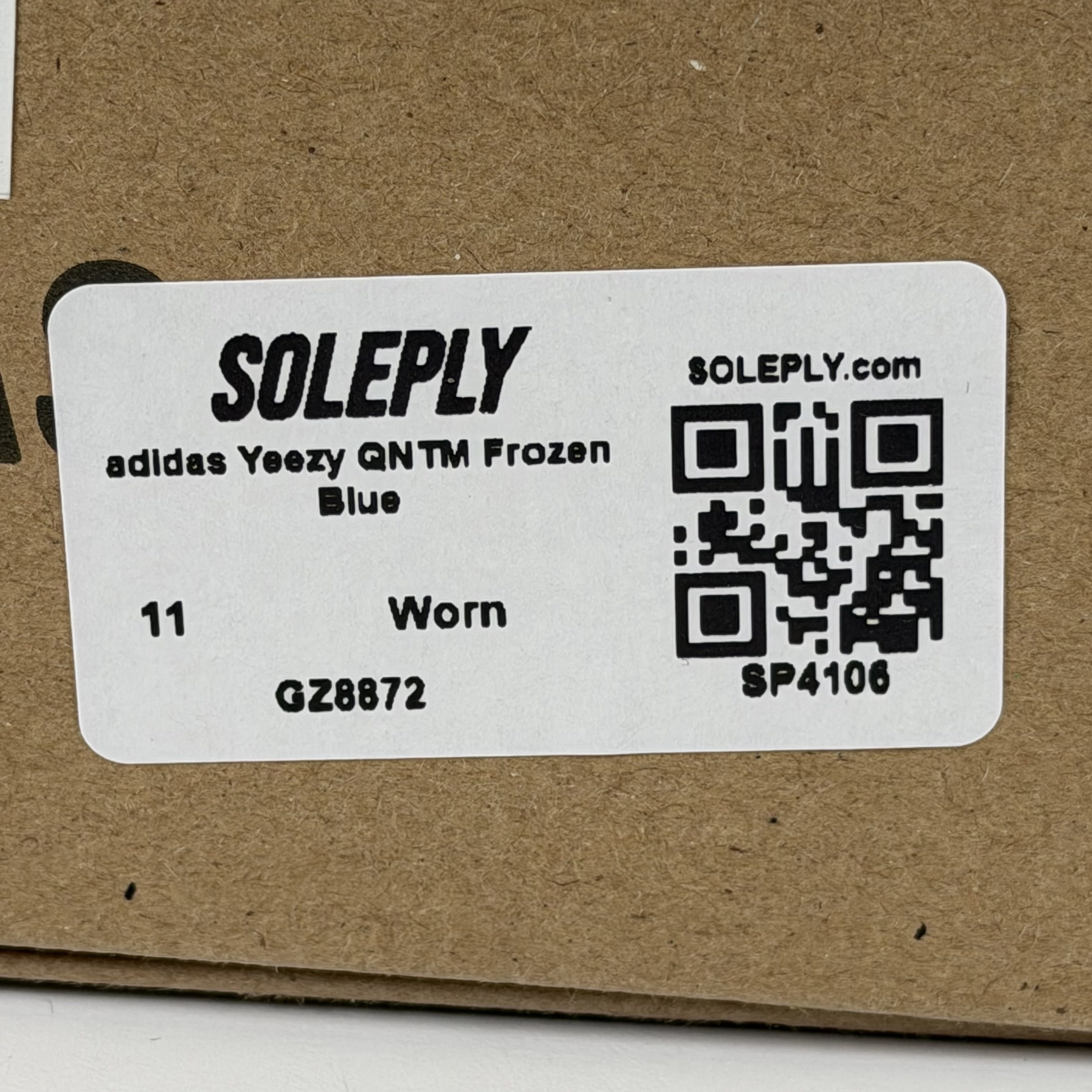 SP4106 adidas Yeezy QNTM Frozen Blue