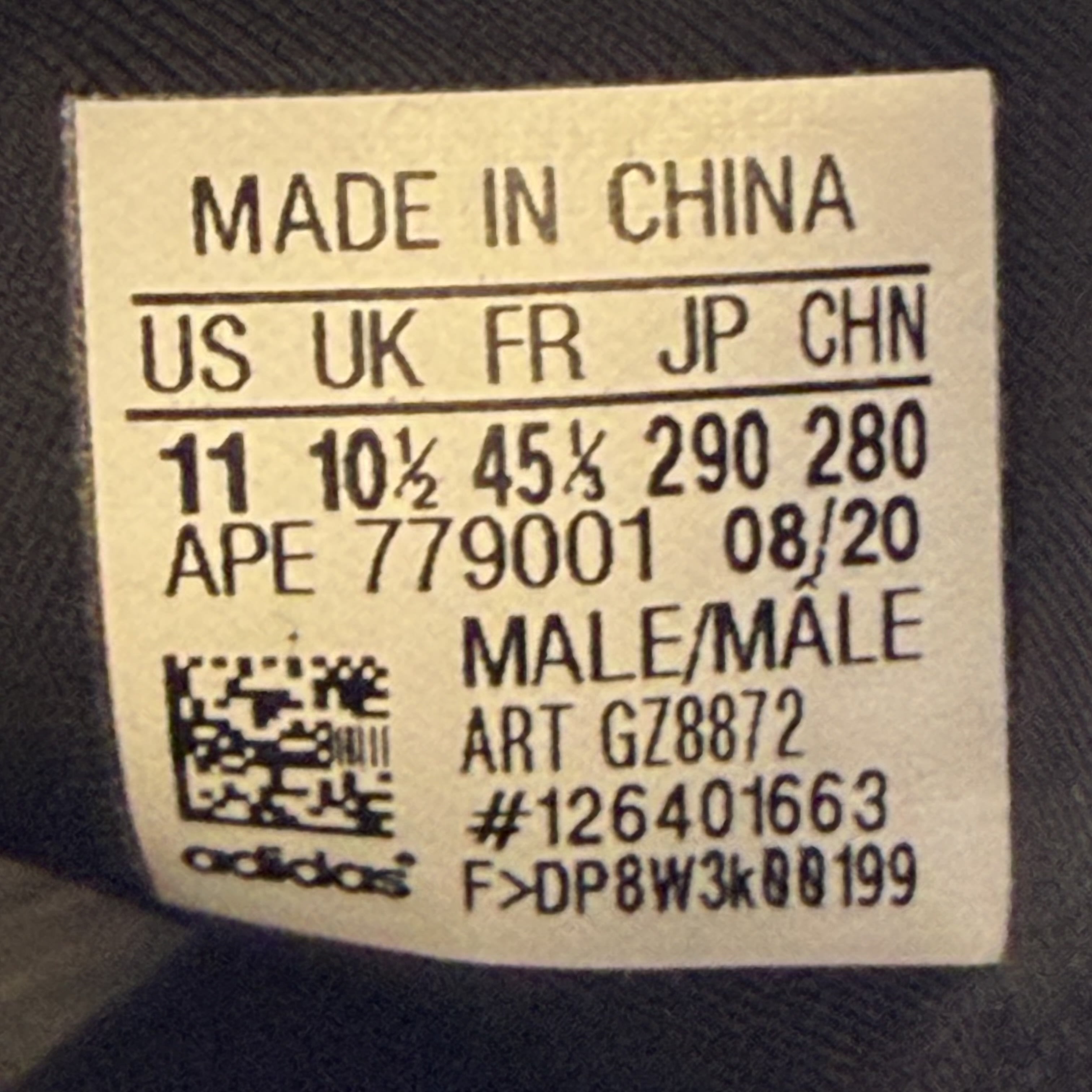 SP4106 adidas Yeezy QNTM Frozen Blue