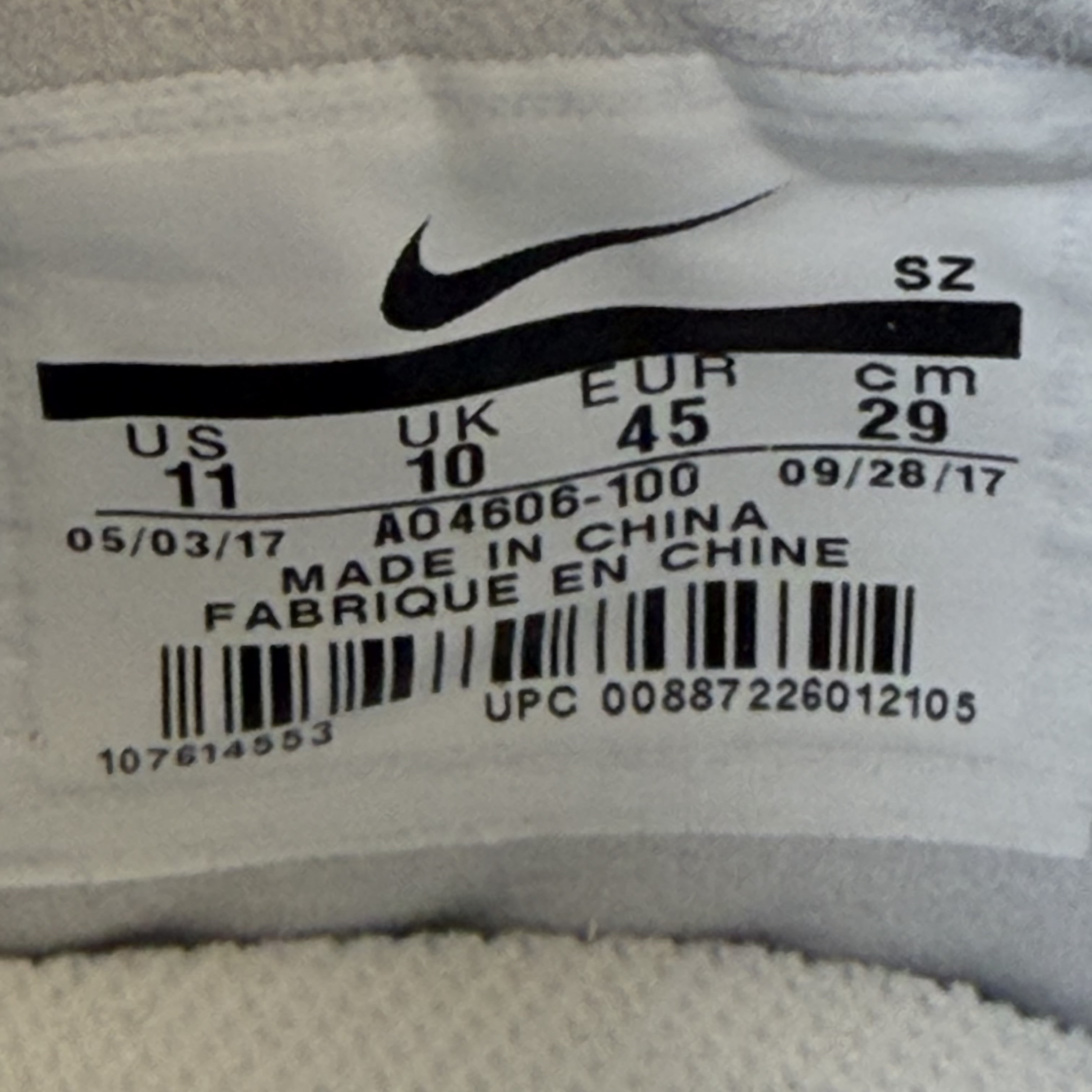 SP5458 Nike Air Force 1 Low Off-White