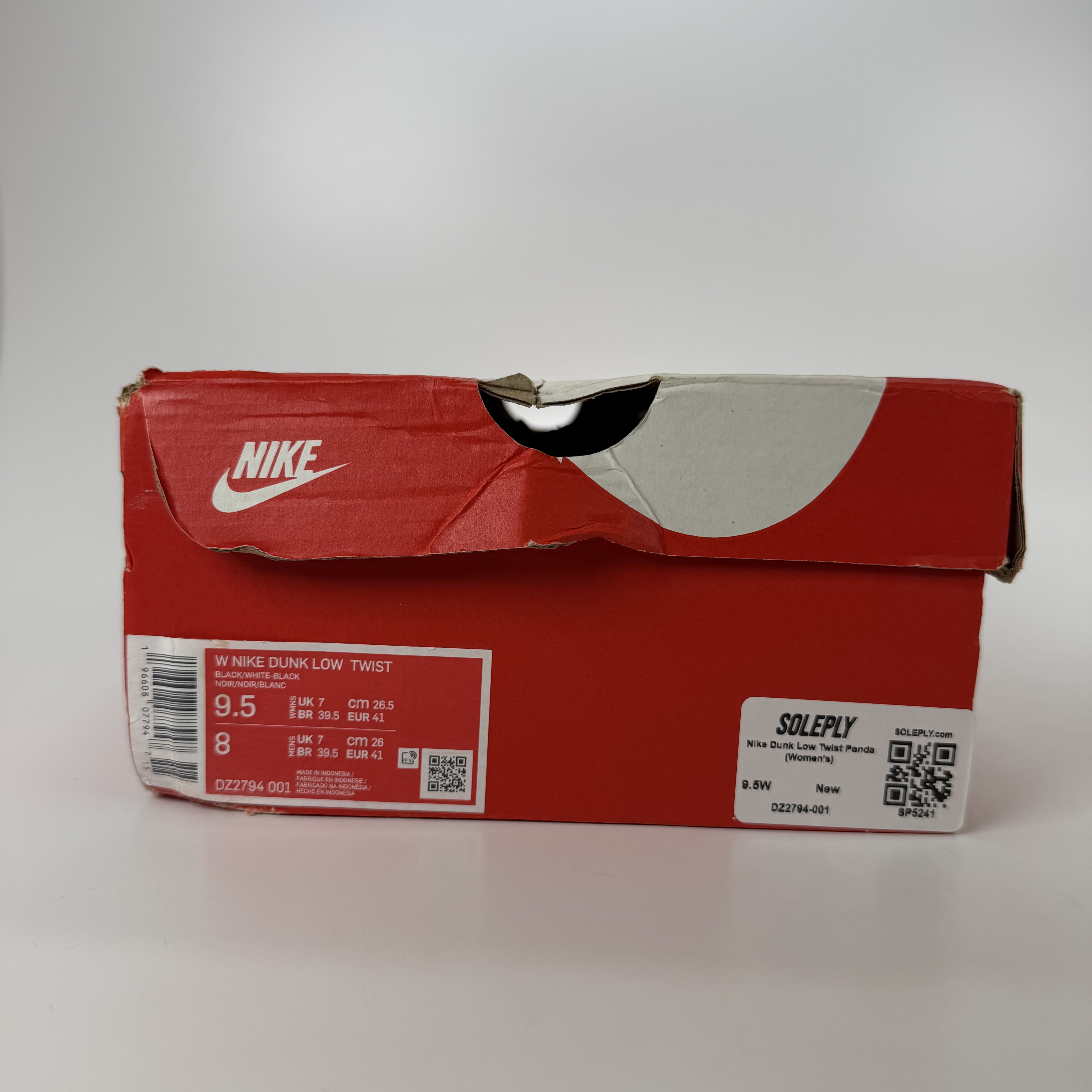 SP5241 Nike Dunk Low Twist Panda (Women's)