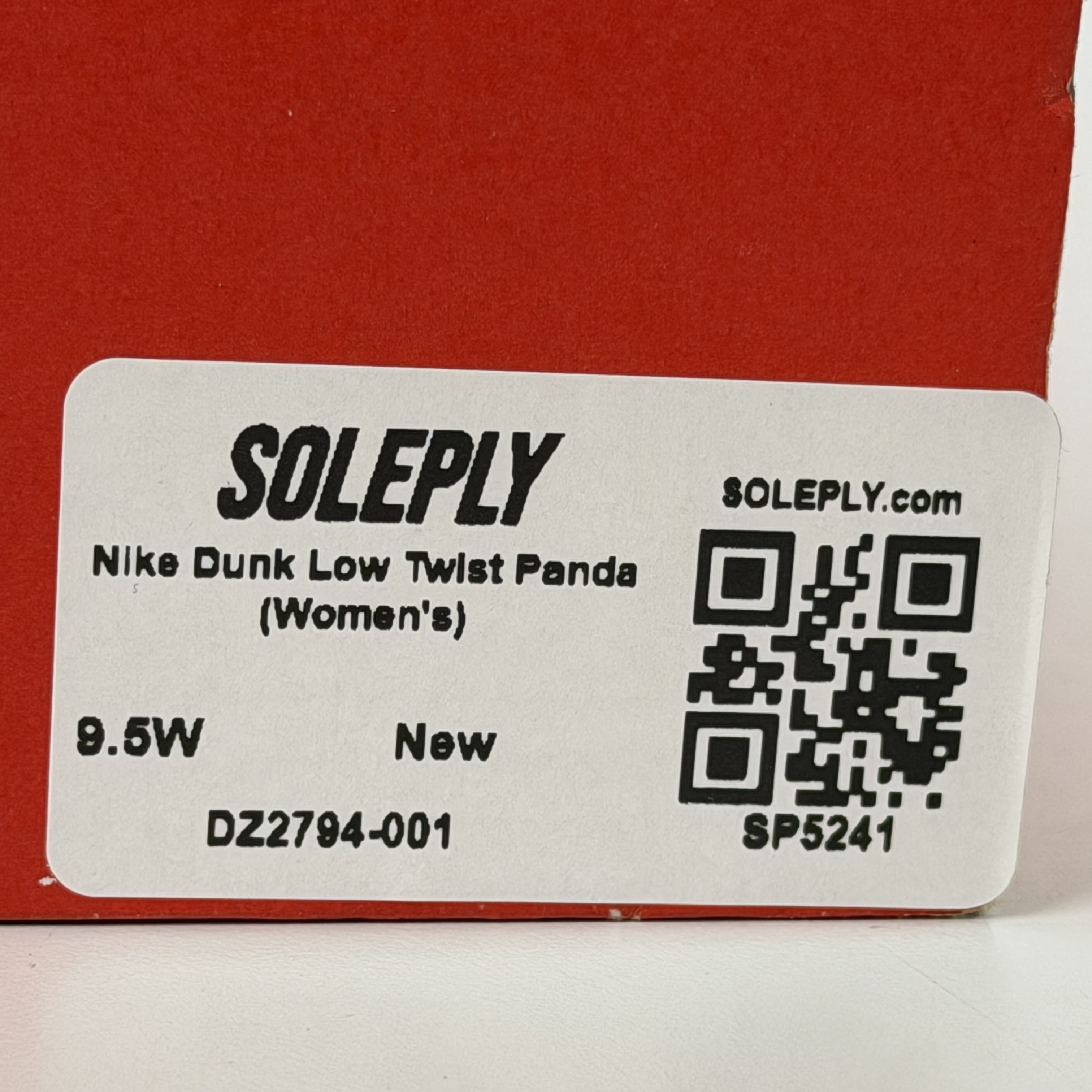 SP5241 Nike Dunk Low Twist Panda (Women's)