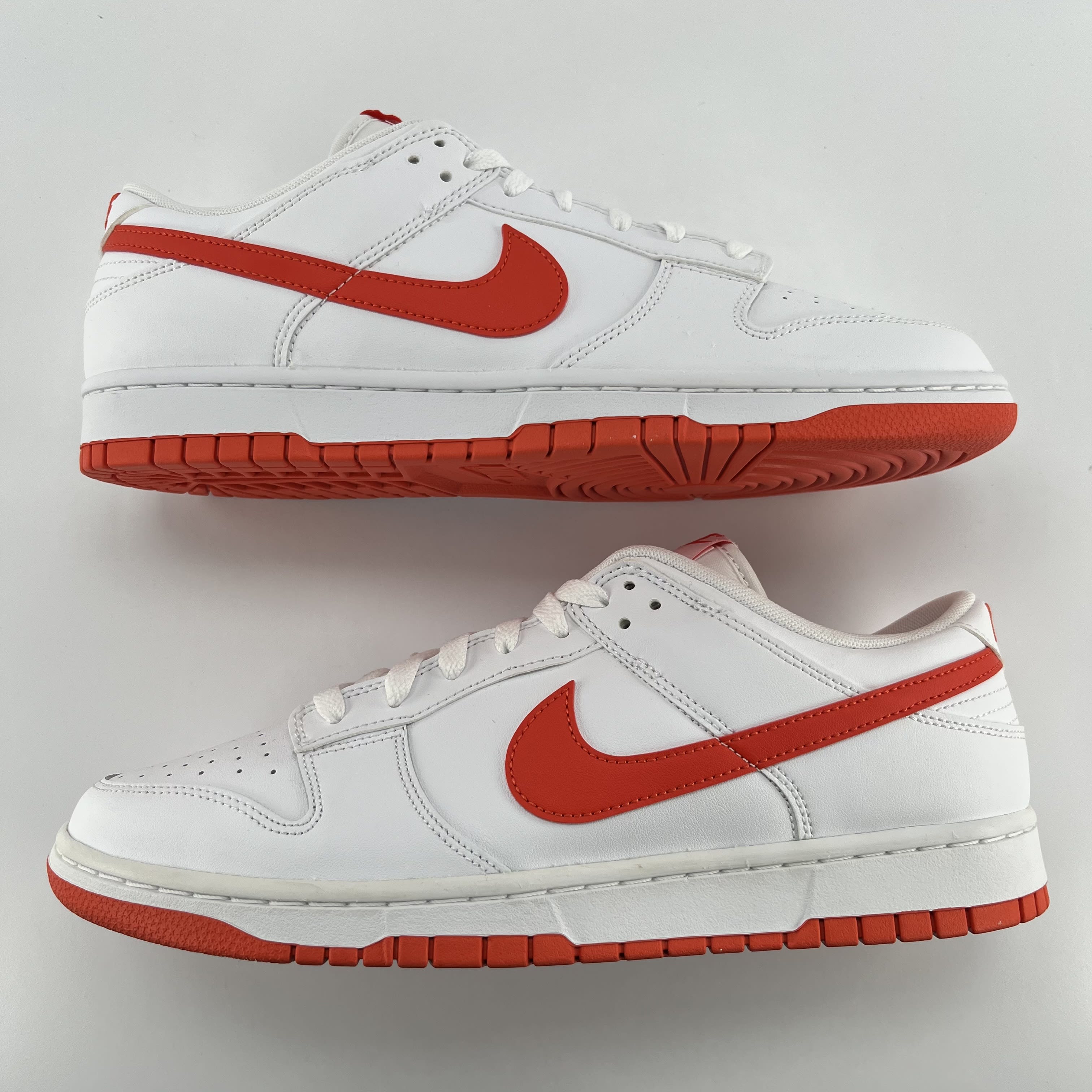 349370 Nike Dunk Low Retro White Picante Red