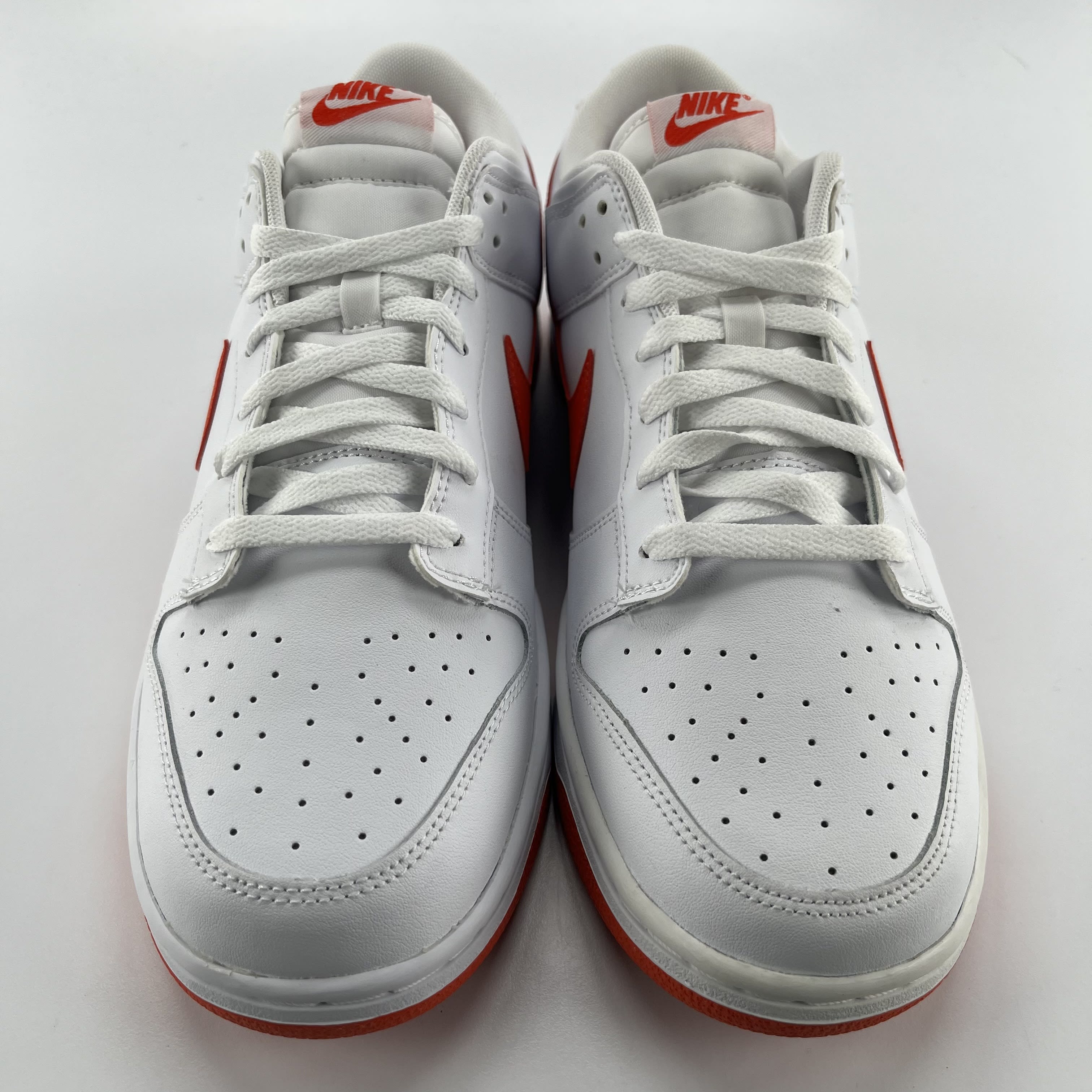 349370 Nike Dunk Low Retro White Picante Red