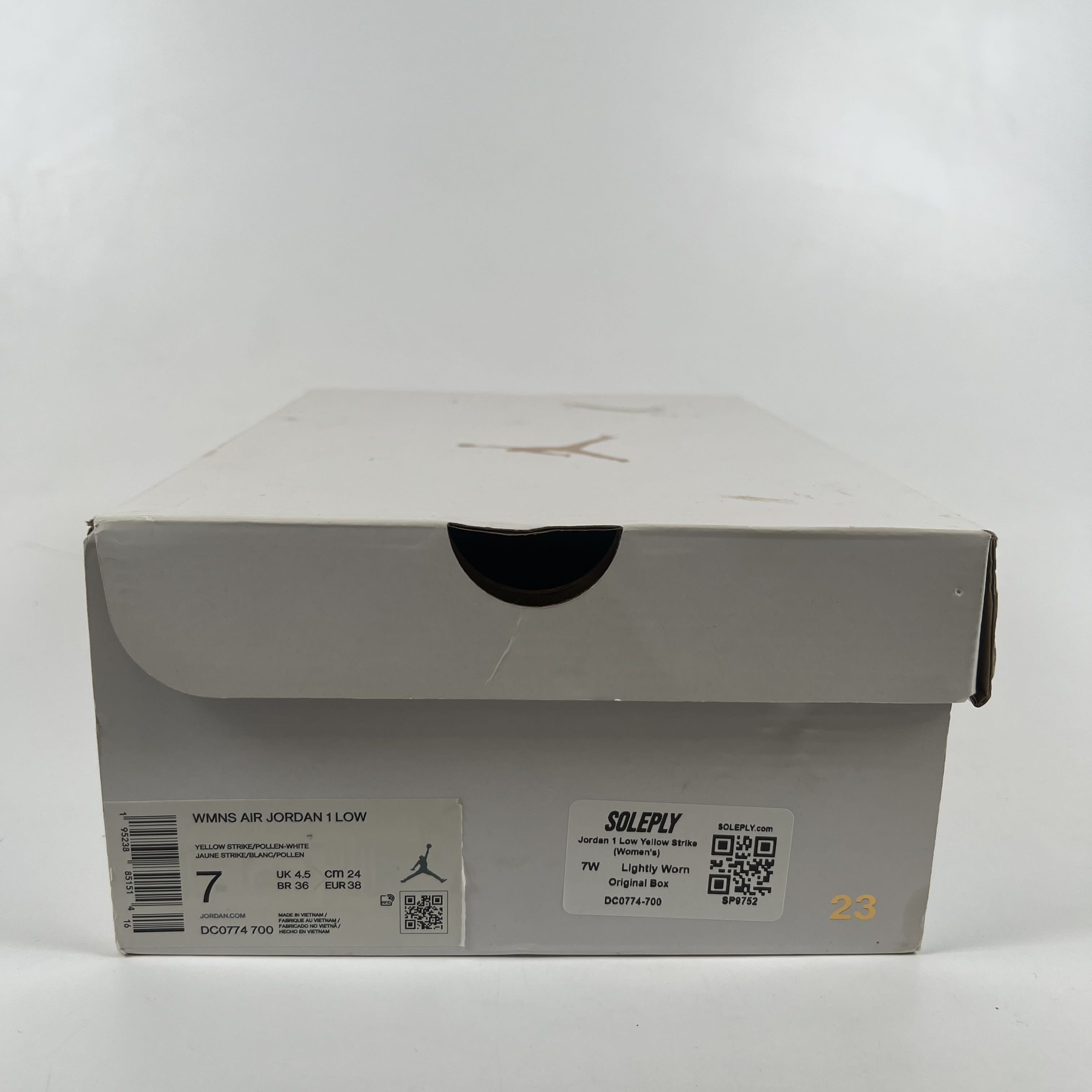 SP9752 Jordan 1 Low Yellow Strike (Women's)