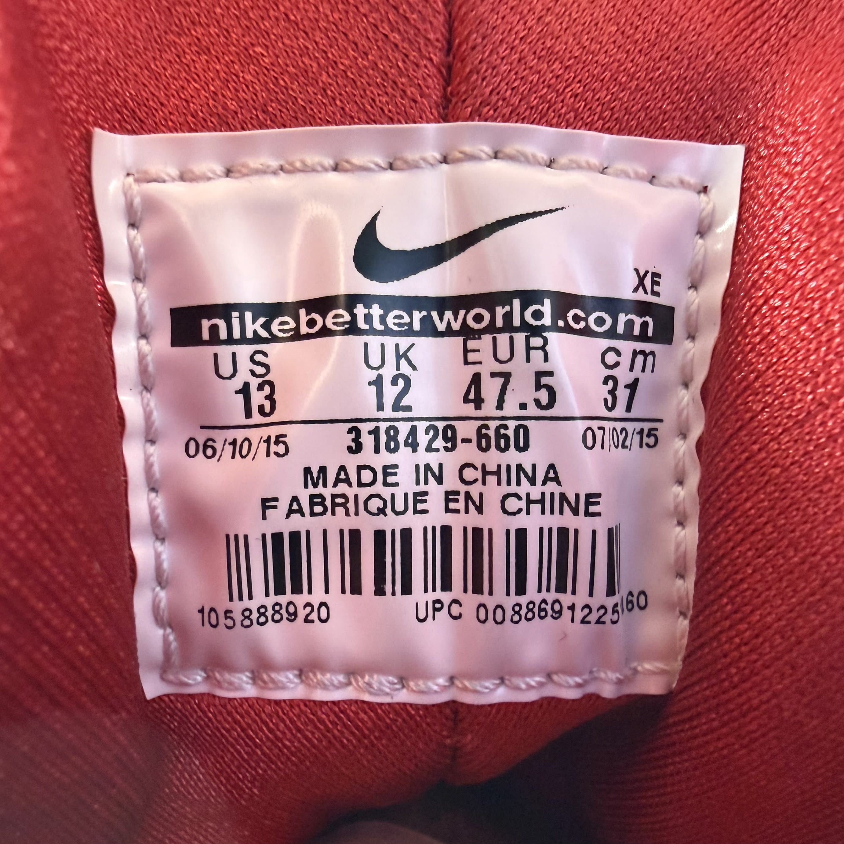 509630 Nike Air Huarache Triple Red
