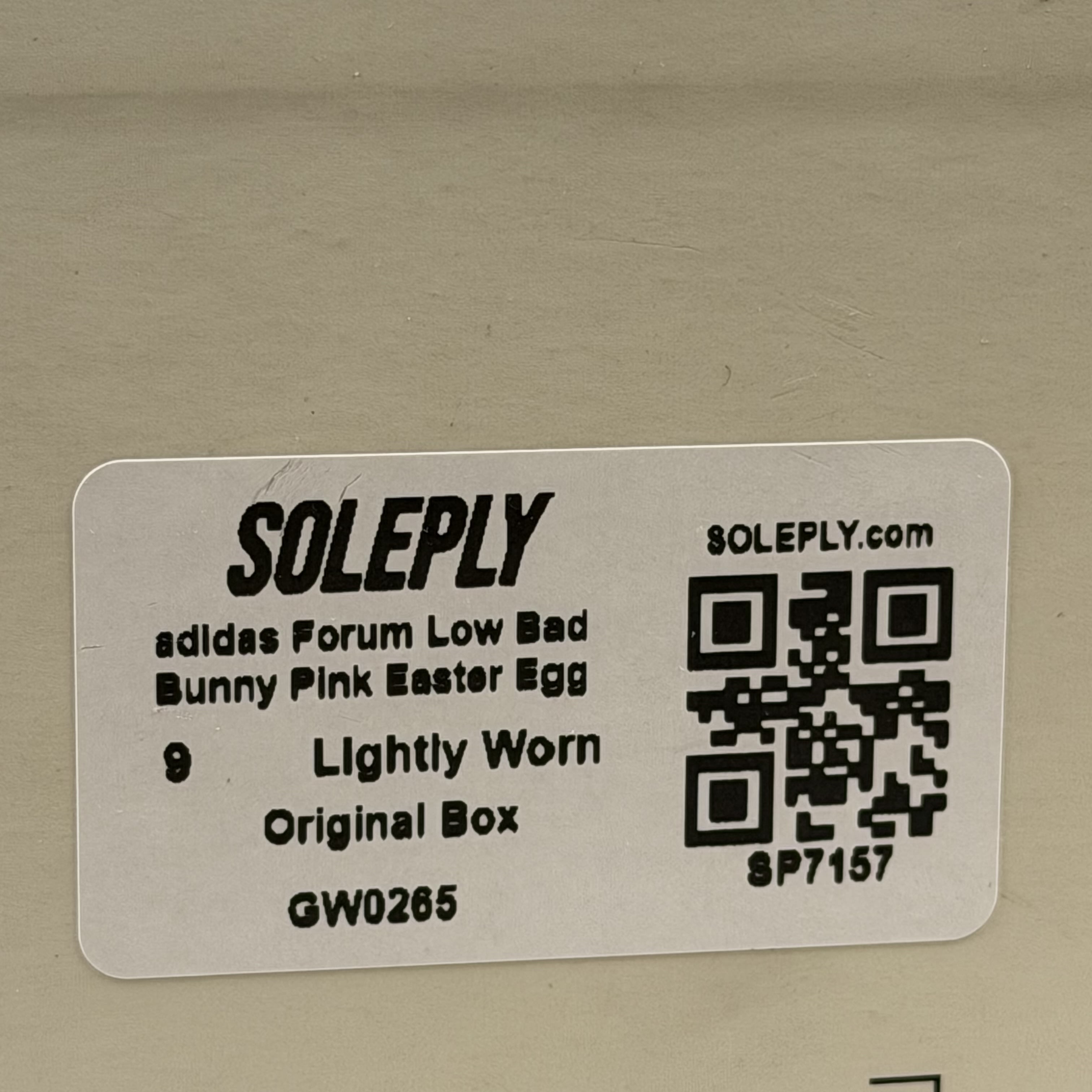 SP7157 adidas Forum Low Bad Bunny Pink Easter Egg