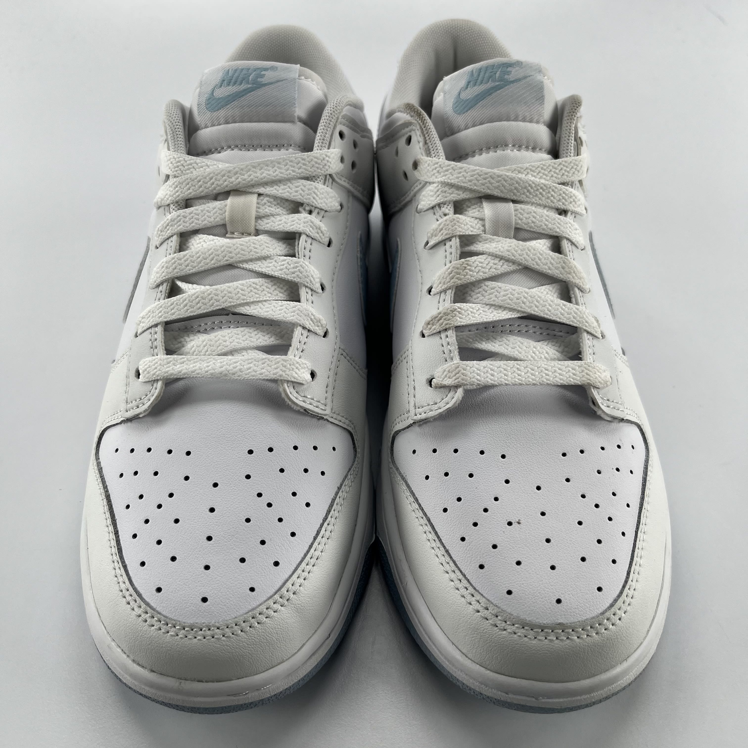 257712 Nike Dunk Low White Light Armory Blue