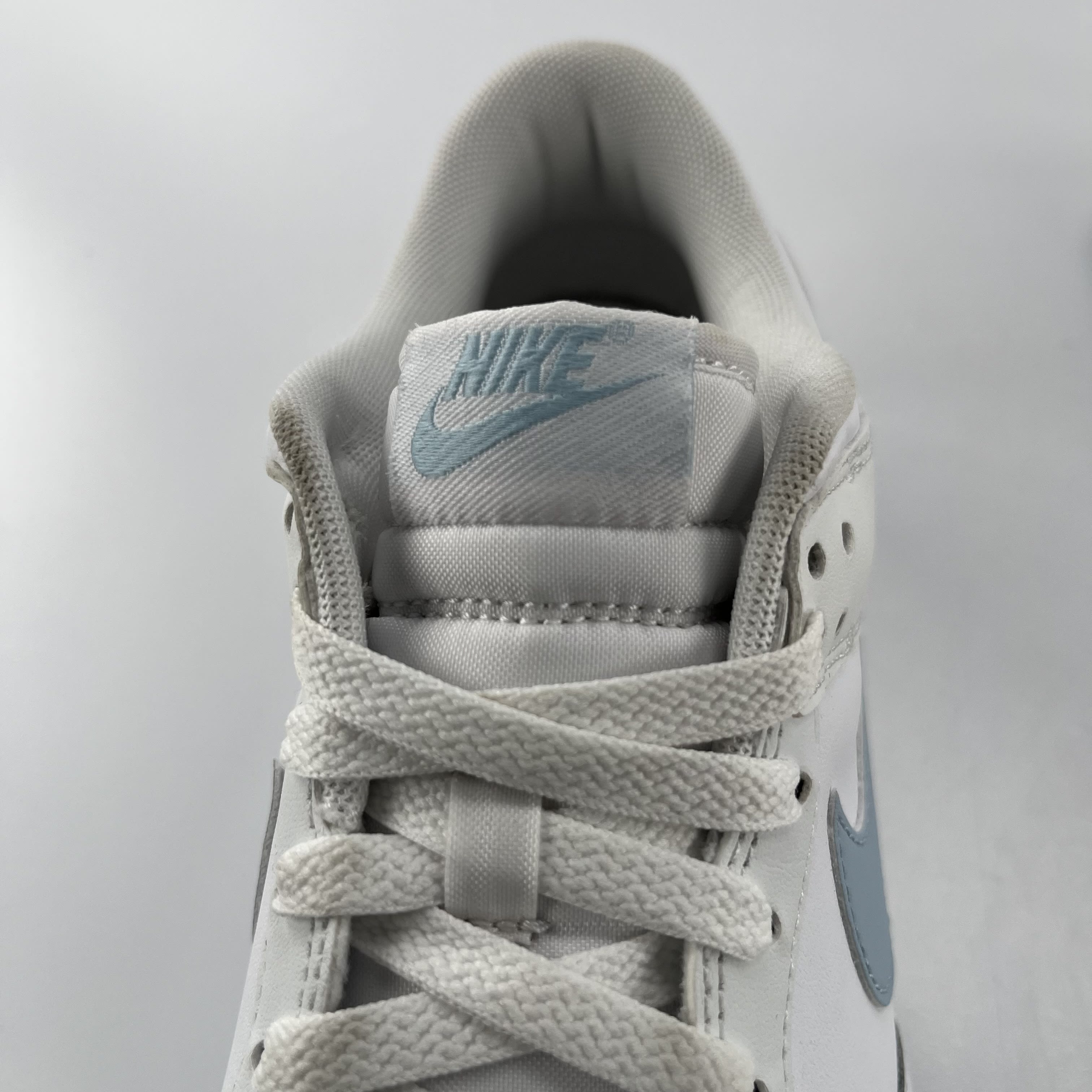 257712 Nike Dunk Low White Light Armory Blue