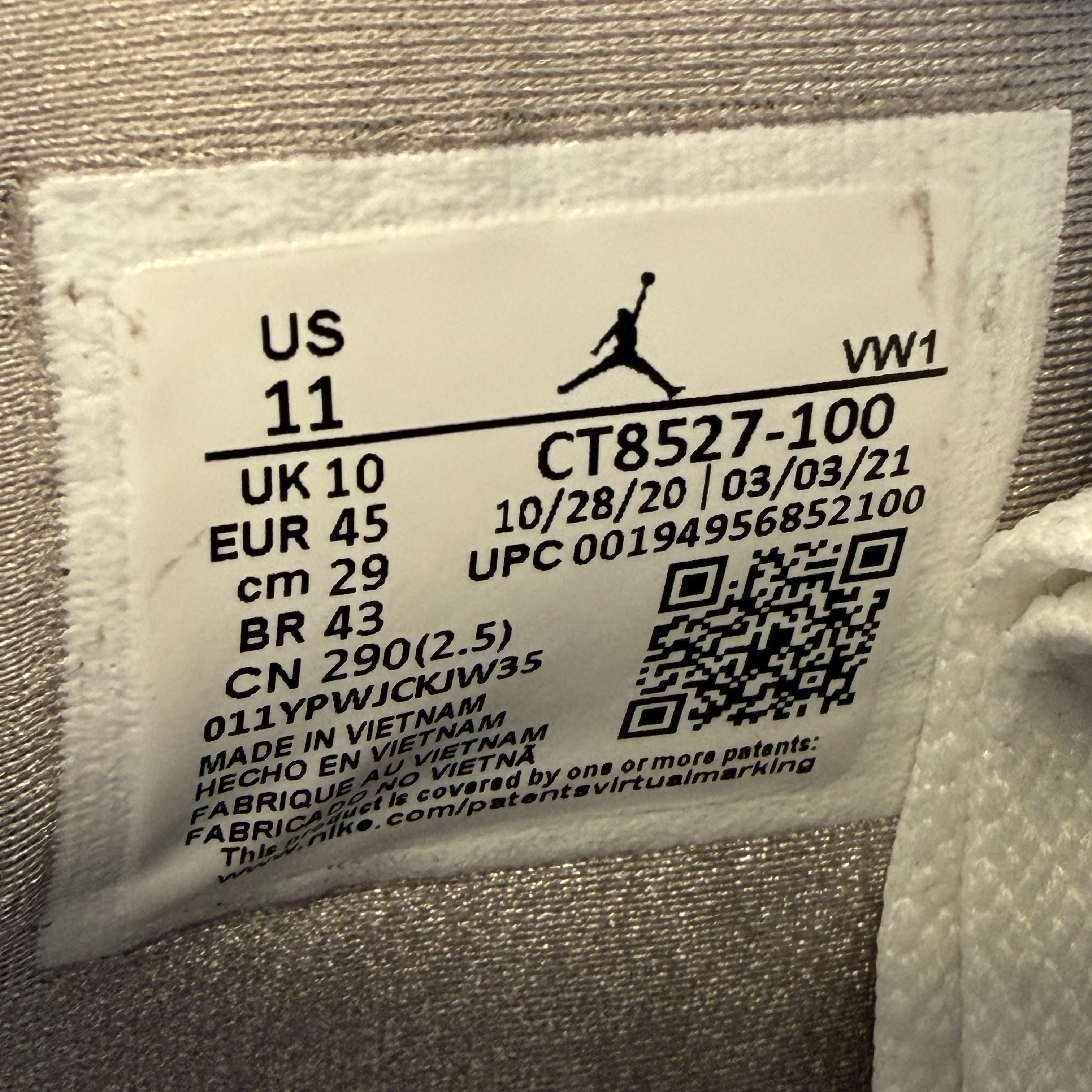 [SP11187] Jordan 4 Retro White Oreo (2021)