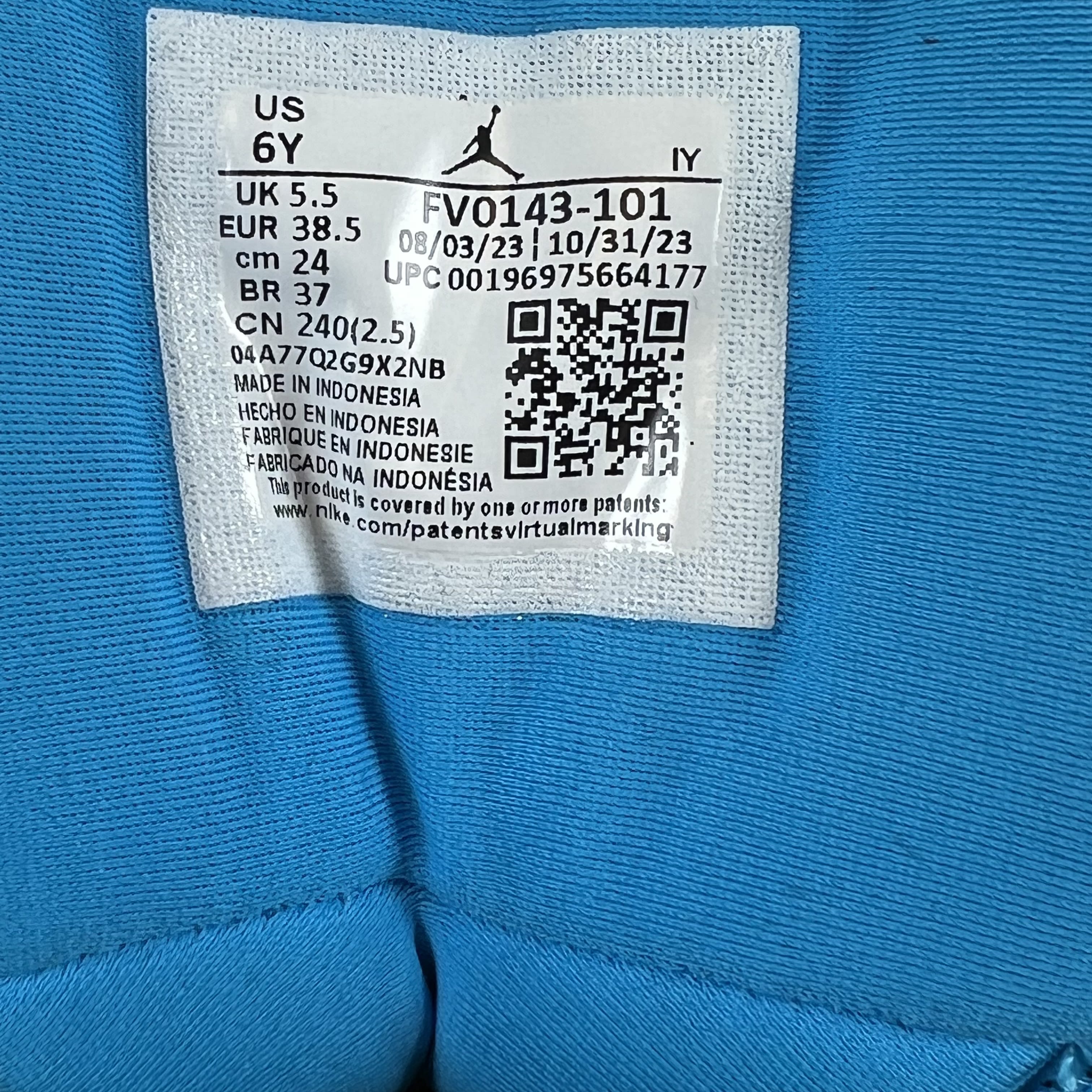SP6257 Jordan 9 Retro Powder Blue (2024) (GS)