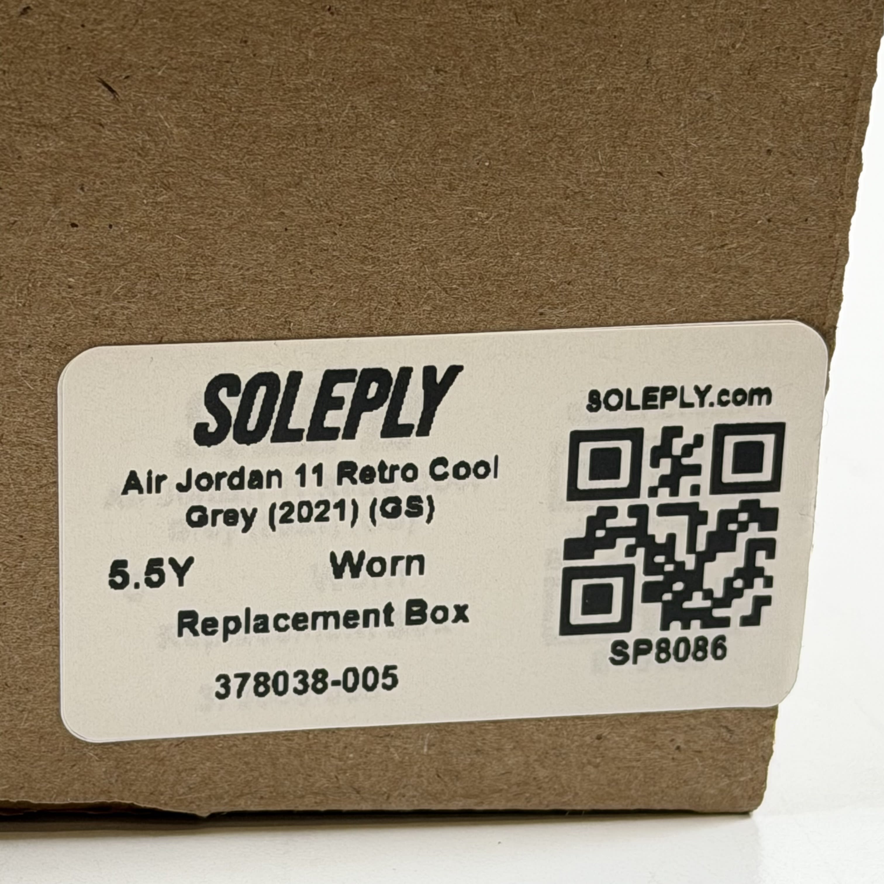 SP8086 Air Jordan 11 Retro Cool Grey (2021) (GS)