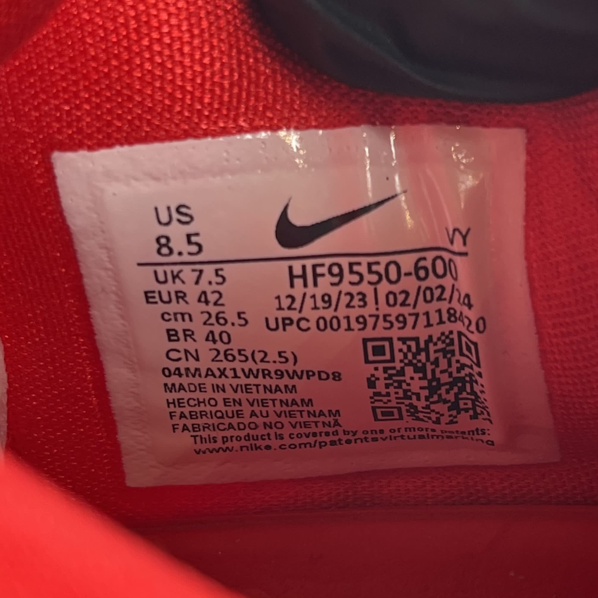 382618 Nike Kobe 8 Protro University Red
