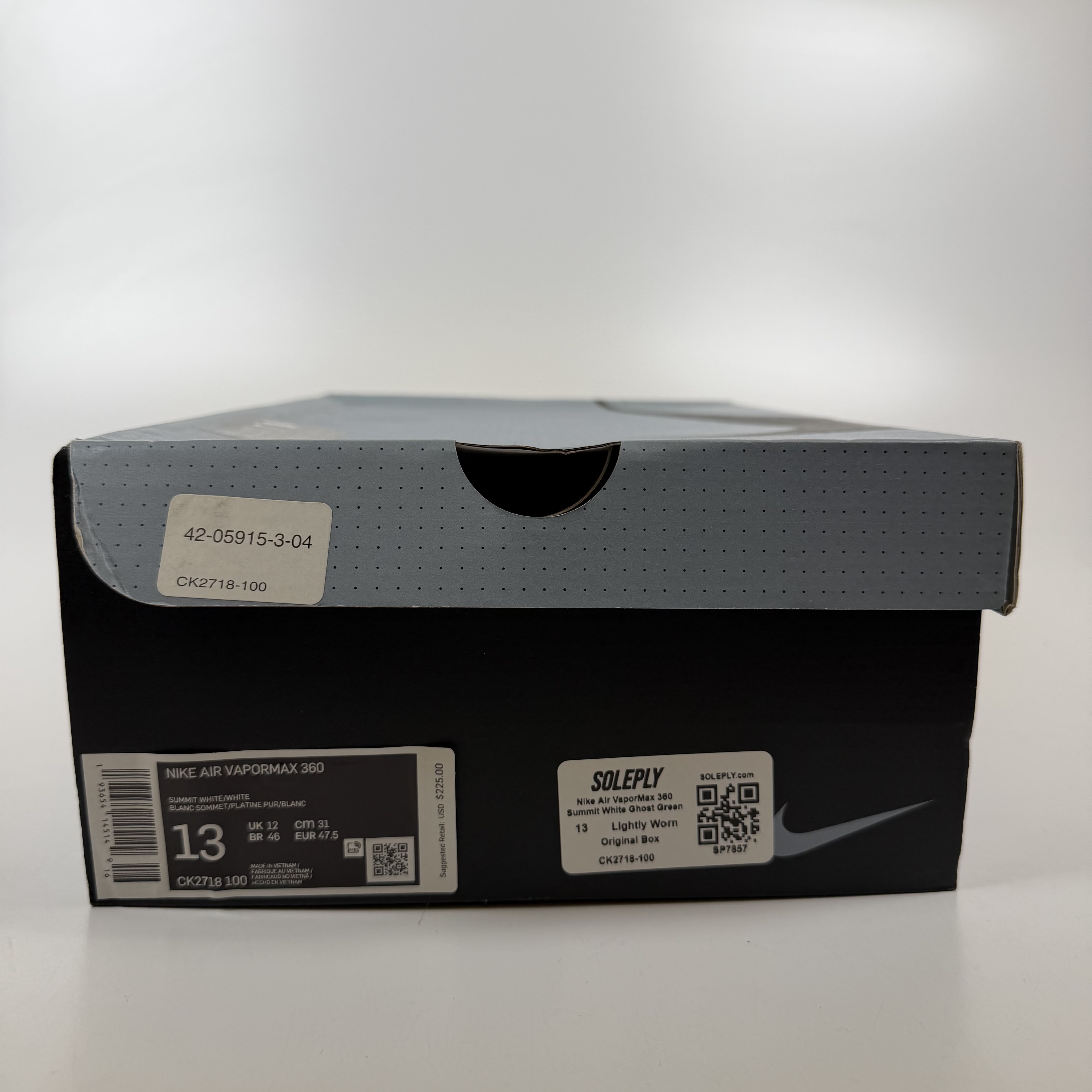 SP7857 Nike Air VaporMax 360 Summit White Ghost Green