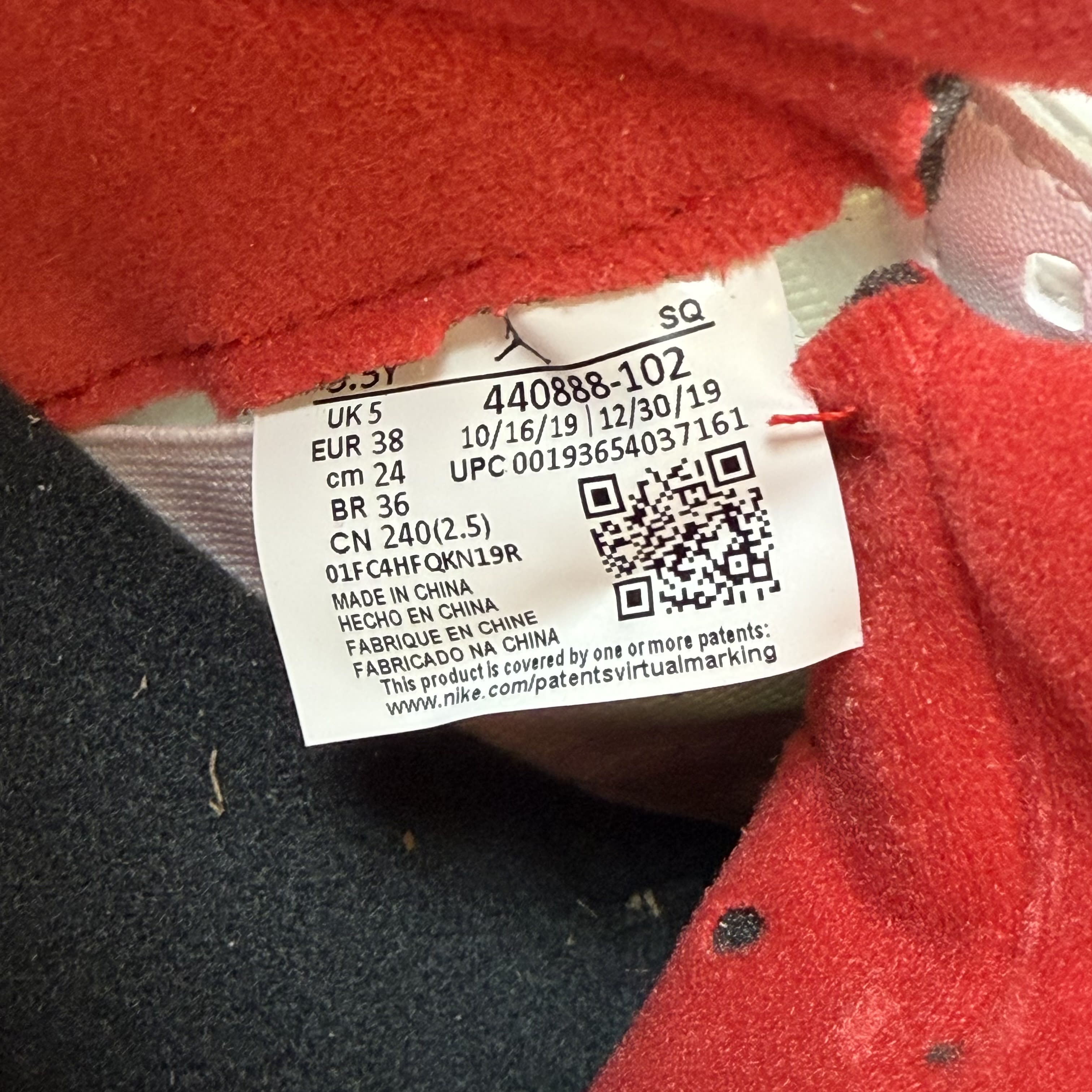 SP7399 Jordan 5 Retro Fire Red Silver Tongue (2020) (GS)
