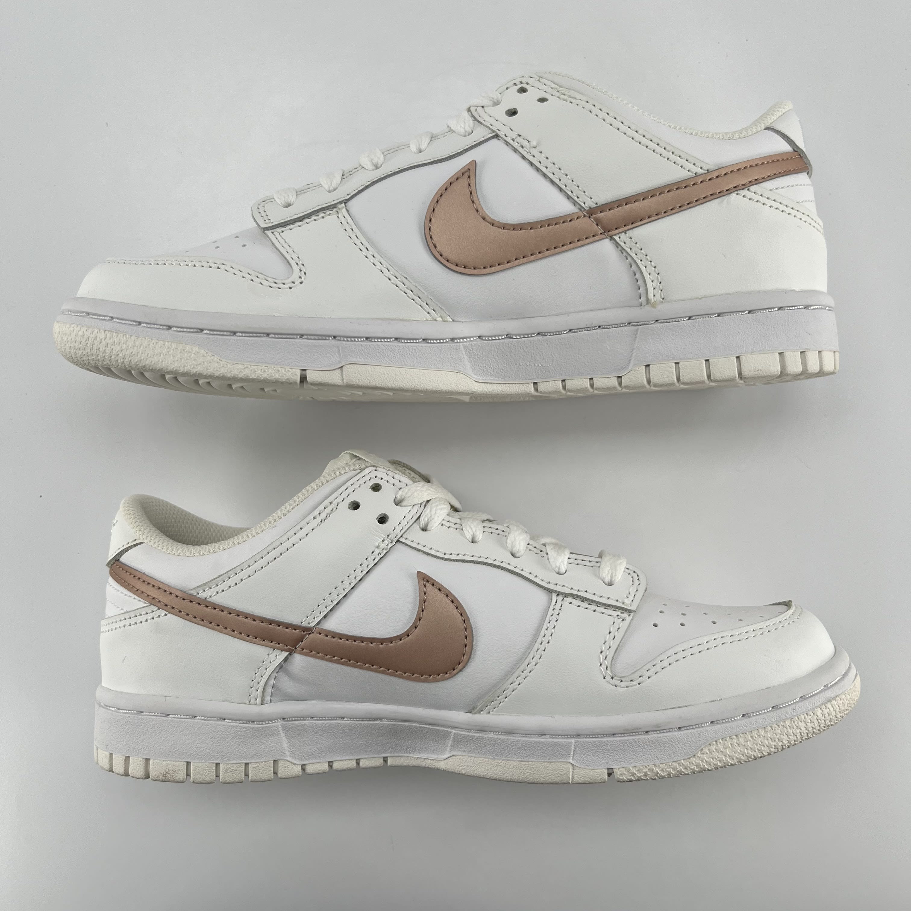 282912 Nike Dunk Low GS 'White Metallic Red Bronze'