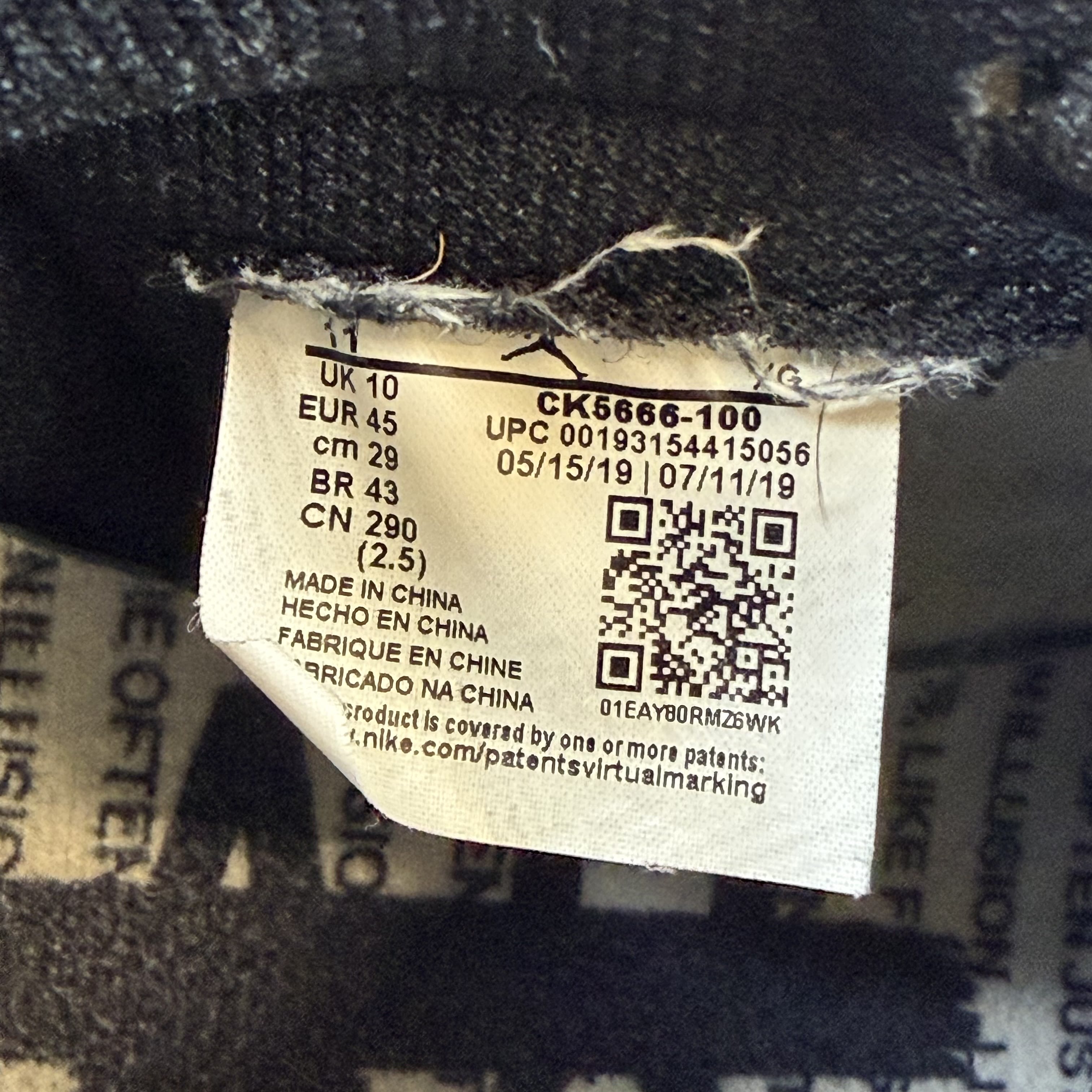 SP7538 Jordan 1 Retro High Fearless UNC Chicago