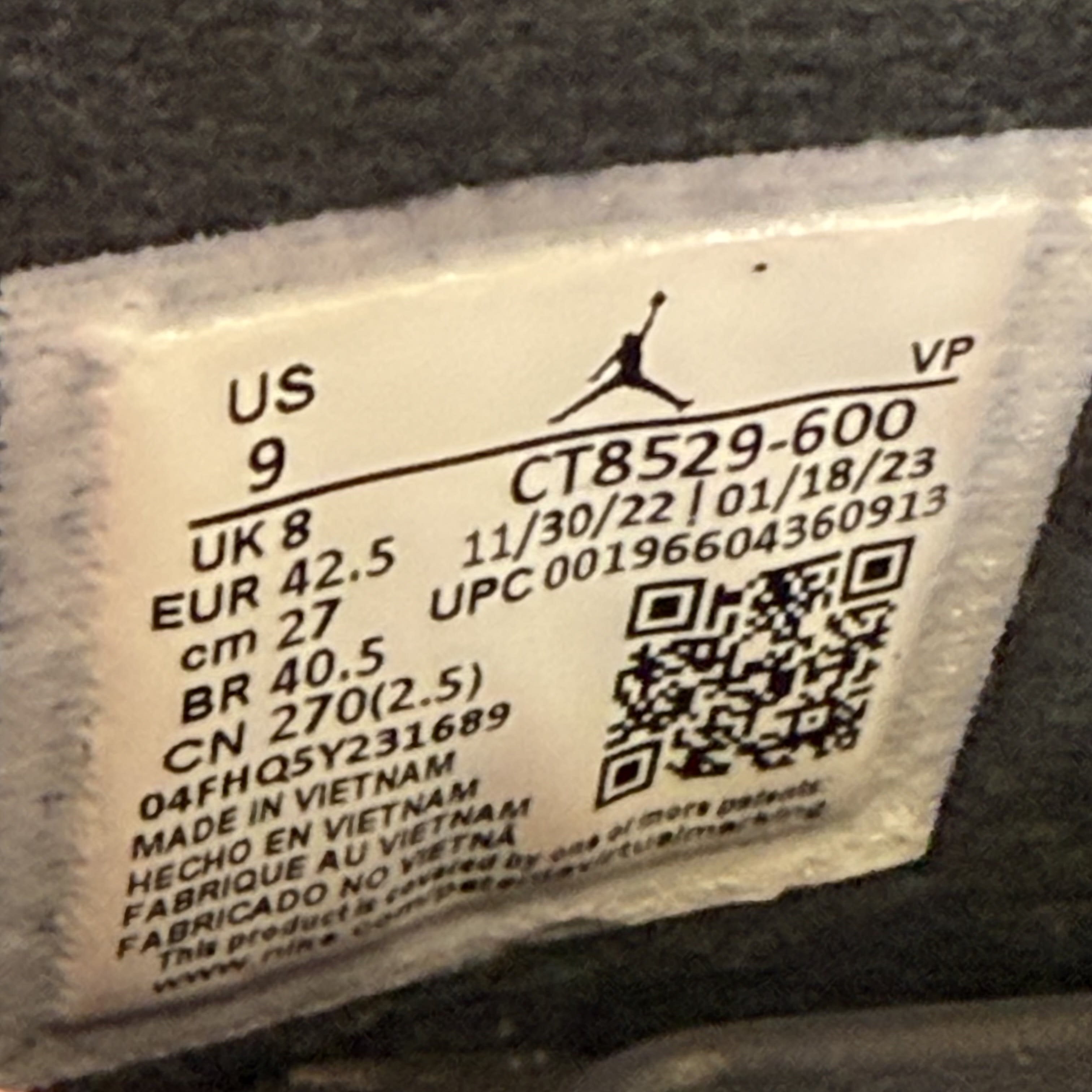 SP2193 Jordan 6 Retro Toro Bravo