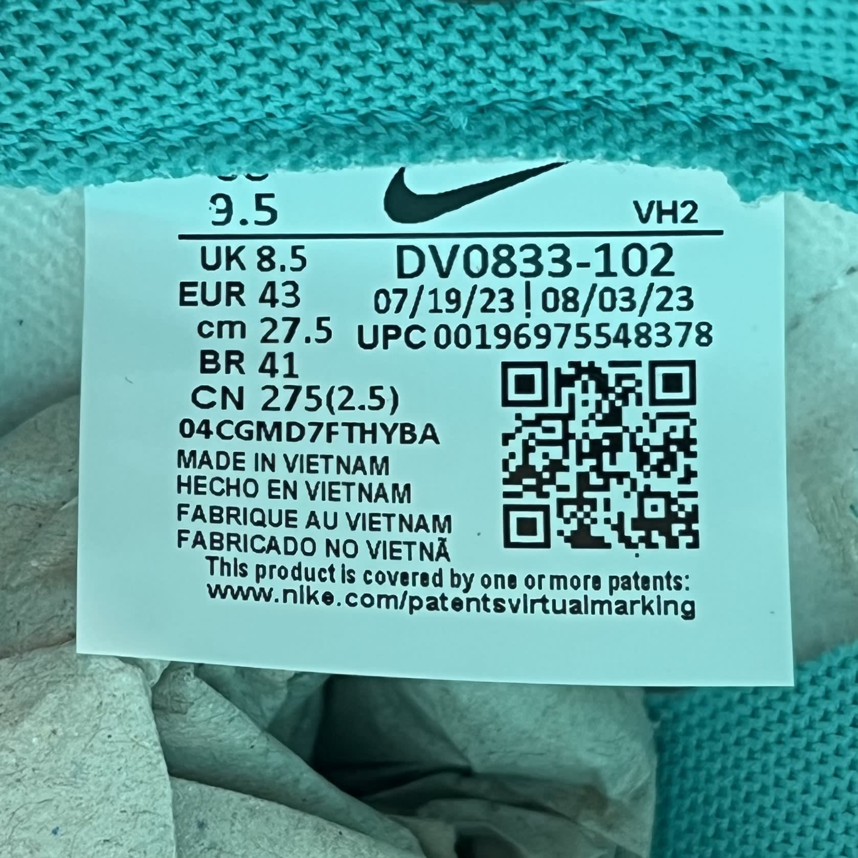 340349 Nike Dunk Low Miami Dolphins