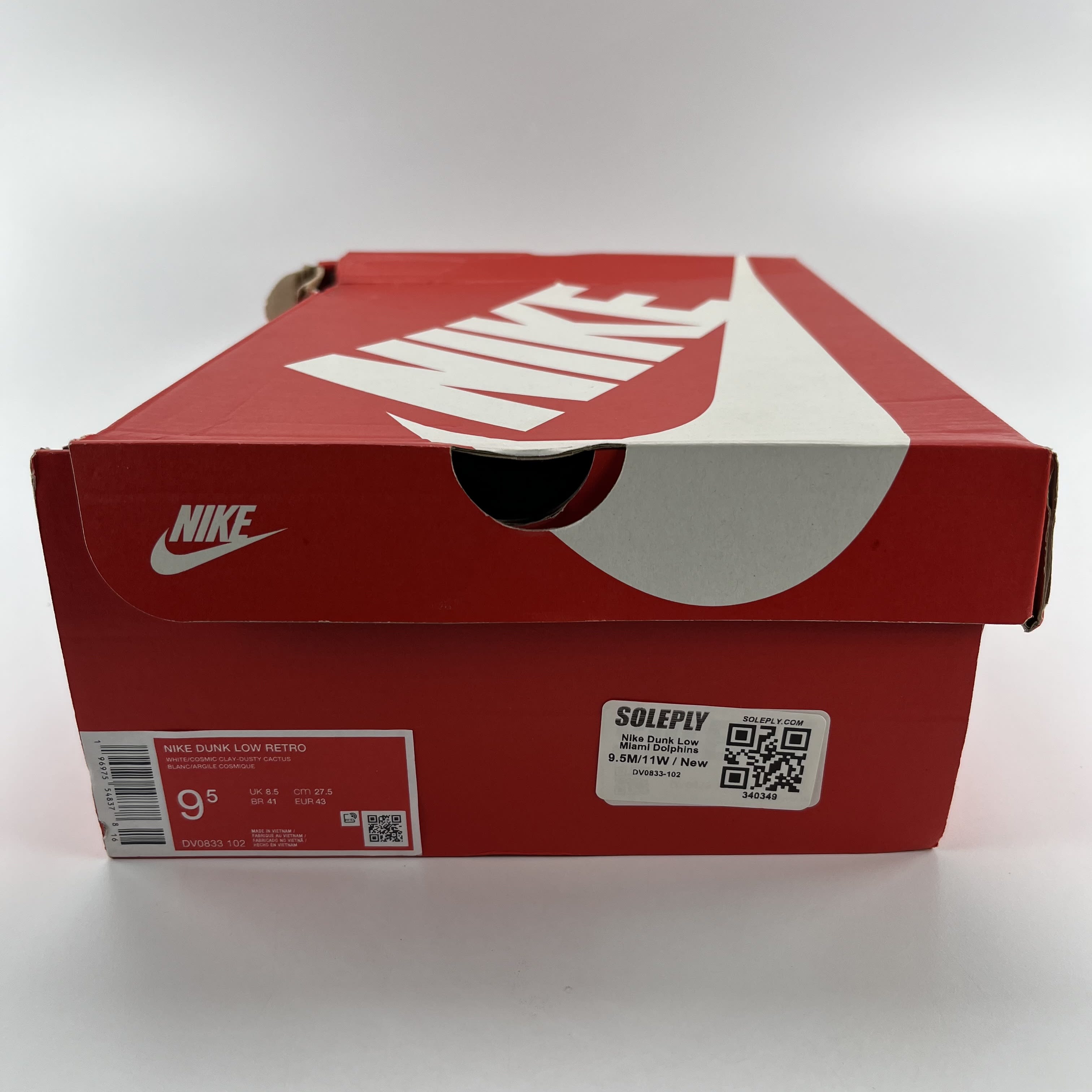 340349 Nike Dunk Low Miami Dolphins