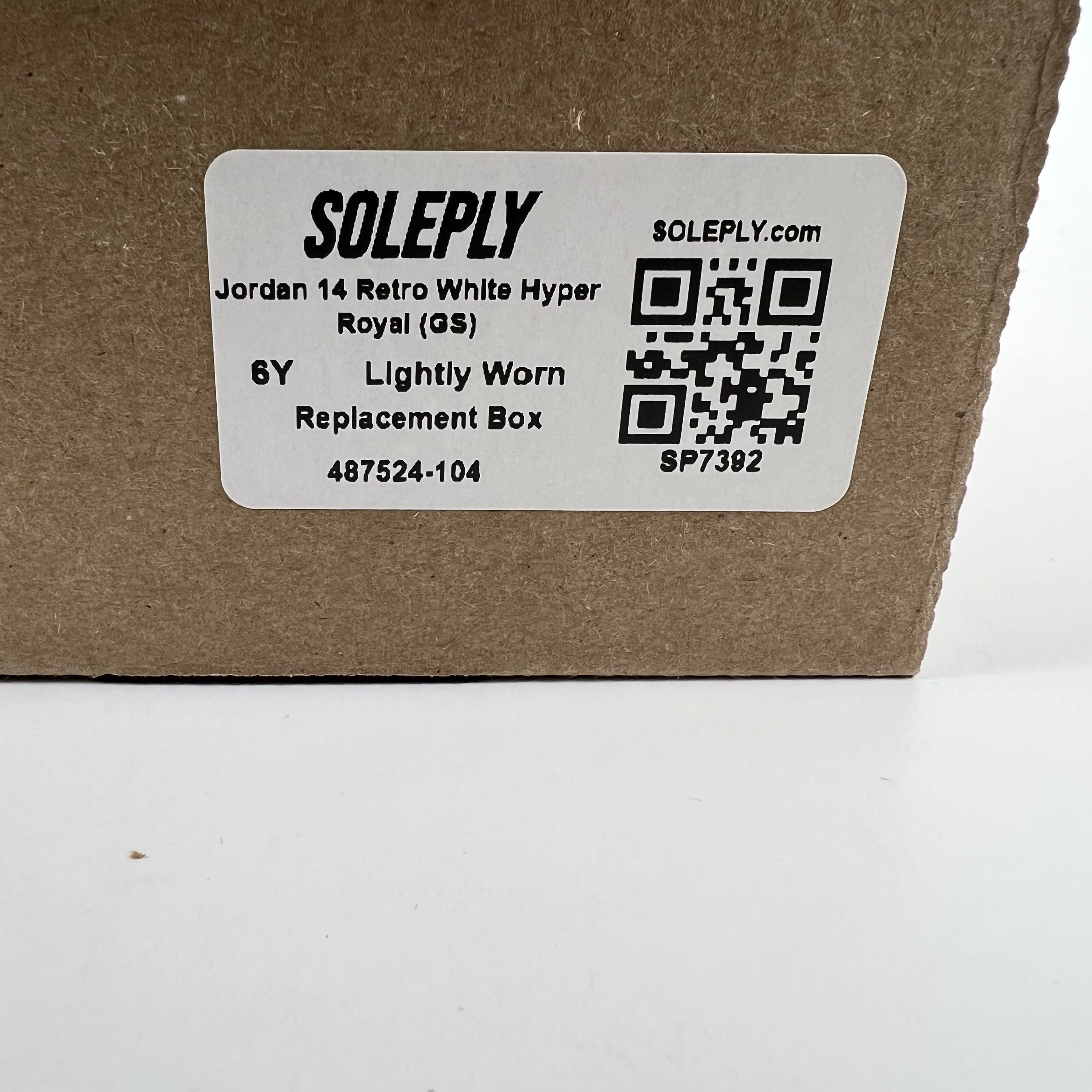 SP7392 Jordan 14 Retro White Hyper Royal (GS)