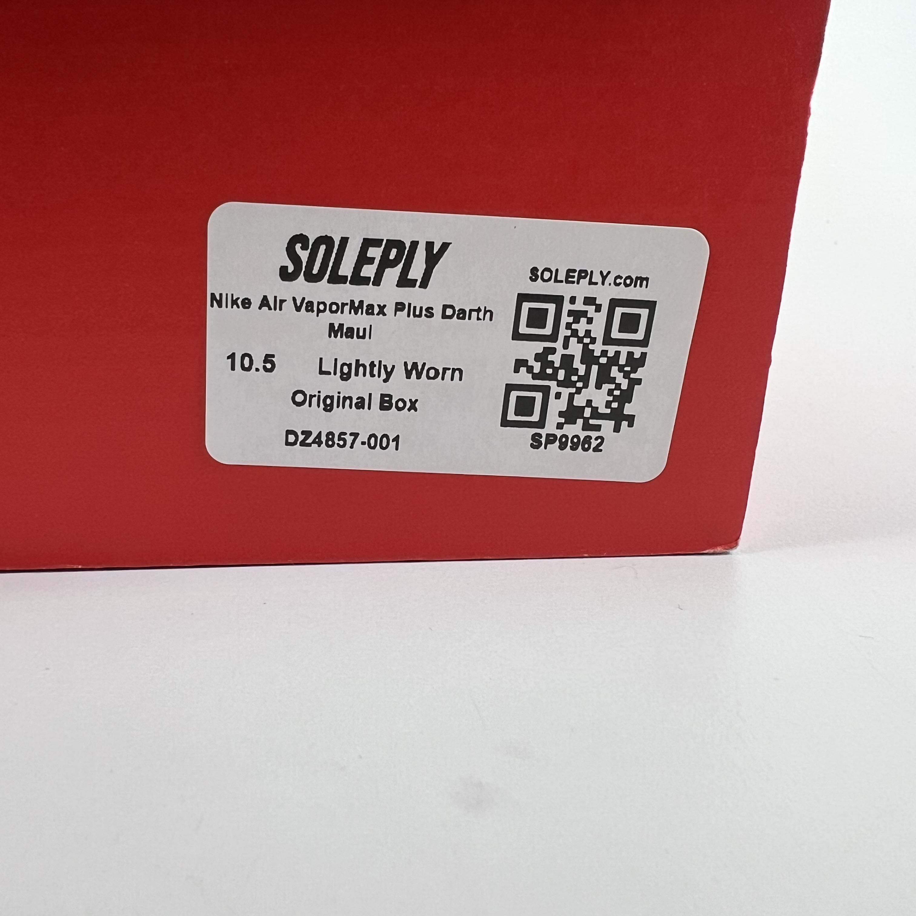 SP9962 Nike Air VaporMax Plus Darth Maul
