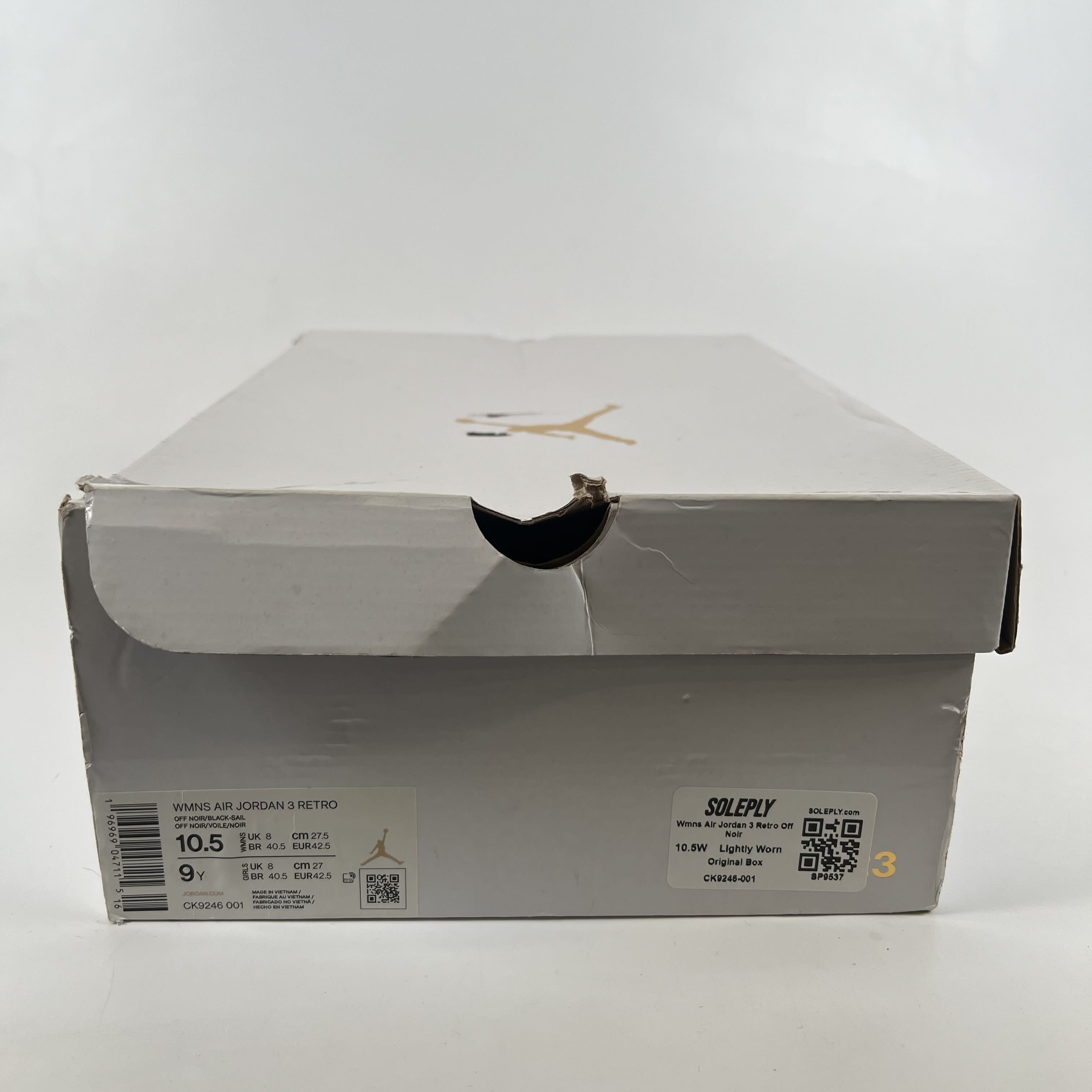 SP9537 Wmns Air Jordan 3 Retro Off Noir