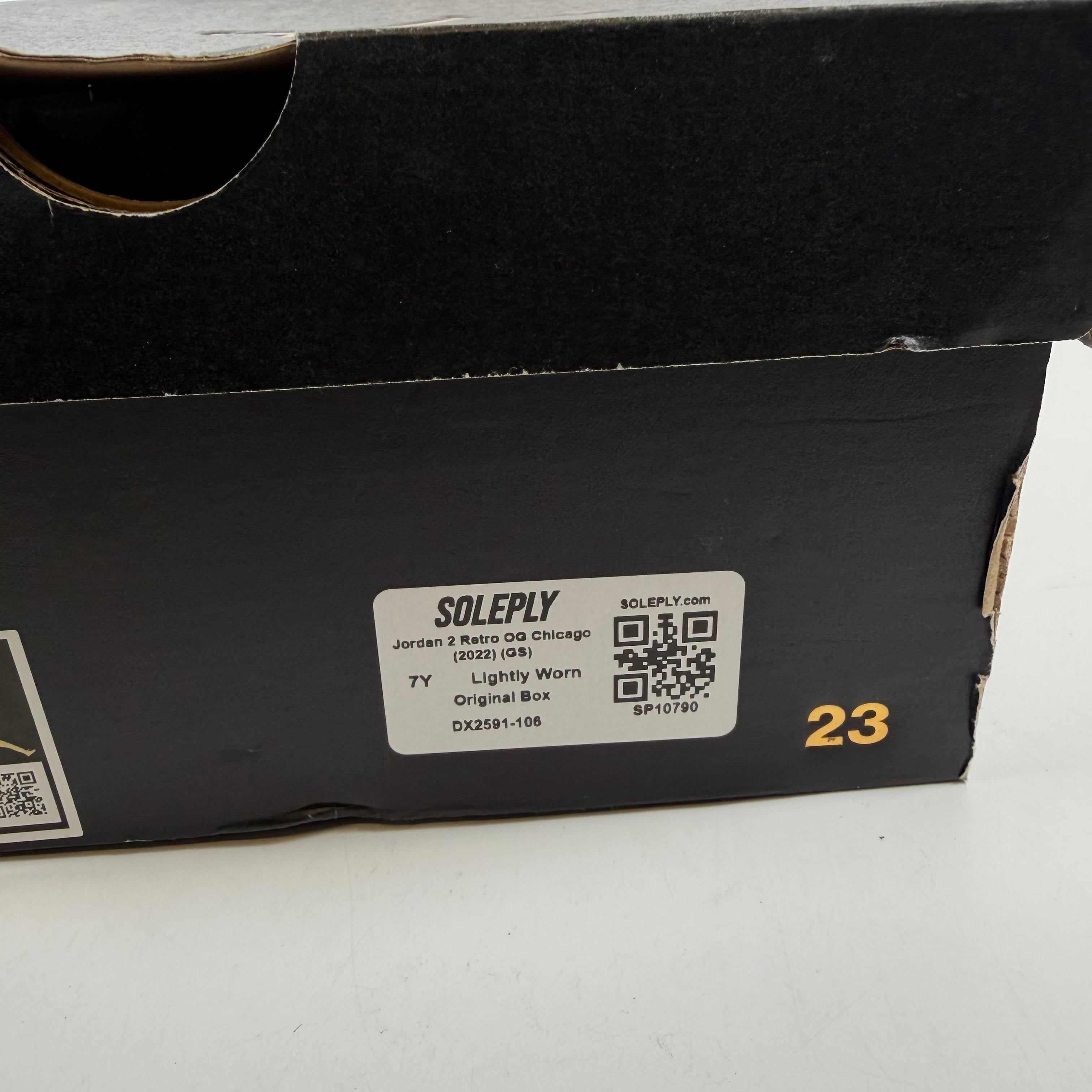 SP10790 Jordan 2 Retro OG Chicago (2022) (GS)