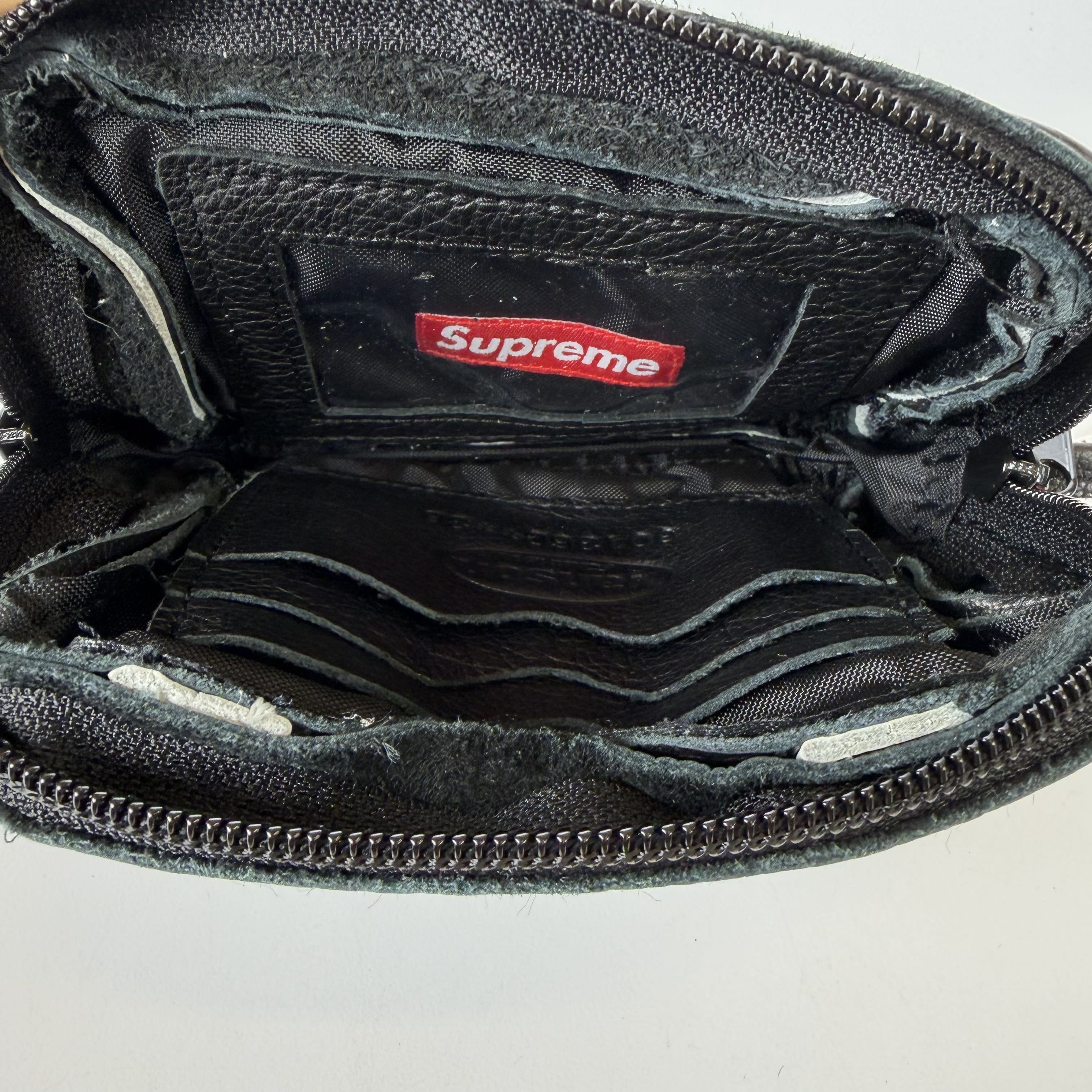 275792 Supreme Vanson Leather Wristbag 'Black'